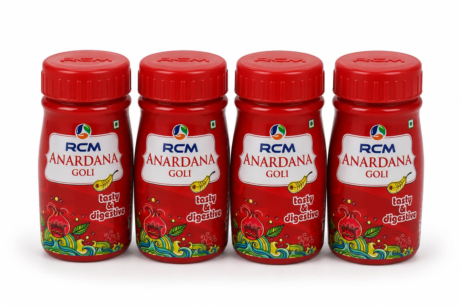RCM Anardana Goli Digestive Candy | Tasty & Digestive Mouth Freshener | Pomegranate Flavoured Digestive Tablets | Traditional Indian Digestive Candy (PACK OF 4)-image-41