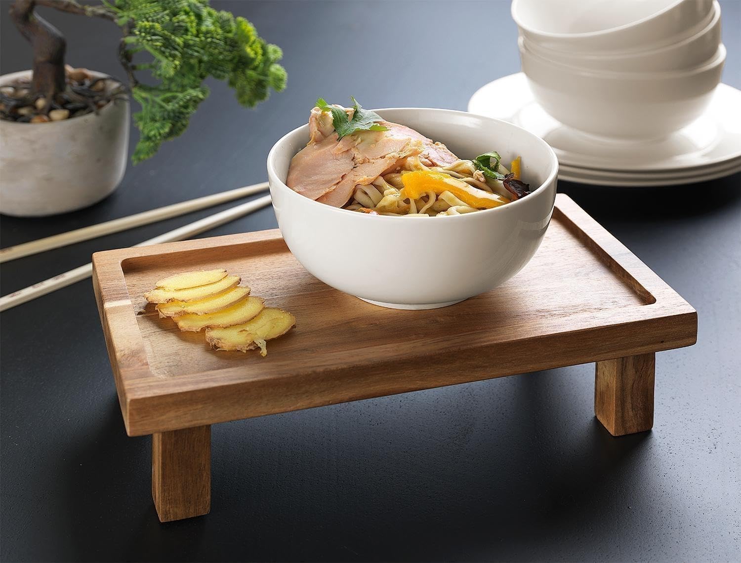 Müslischalen 8er Set - Ø 14 cm - Knochenporzellan - Weiß - Spülmaschinenfest - Dessertschalen Salatschüsseln