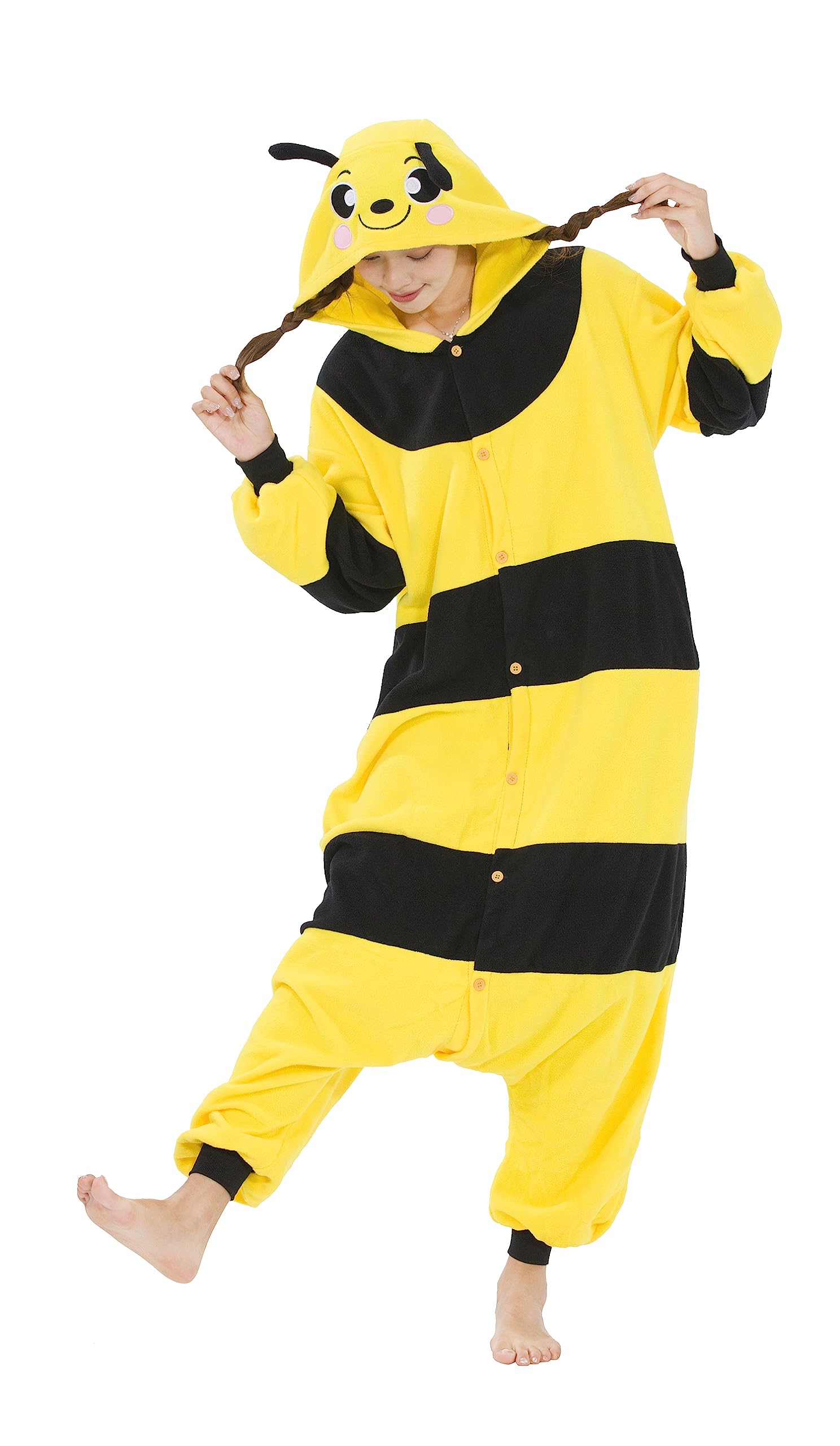 SimZoo Adulto Disfraz Pijama Unisex Pijama Kigurumi Onesie para Carnaval Halloween Cosplay Ropa de Dormir Traje de Disfraz para Navidad Festival Mujer y Hombre — view 40