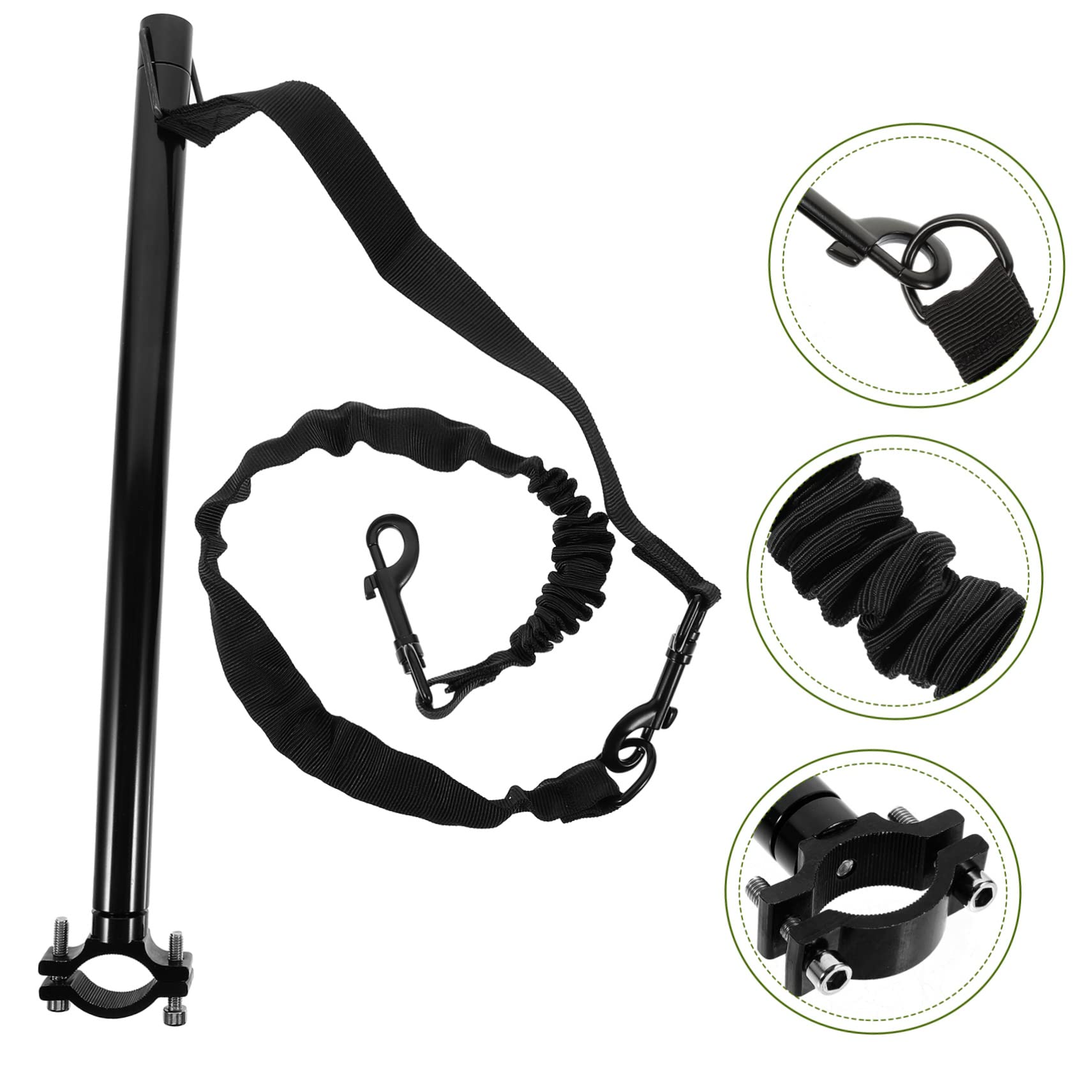 Laisse de Traction pour Chien Corde de Promenade Sécurisée Accessoire de Dressage pour Chiots Confortable et Durable Noire