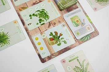 Buffalo Games Planted Strategy Board Game - 2-5 Players, Ages 10+ Grow 42 Unique Houseplants & Manage Resources in Strategy Games - Family Board Game Night