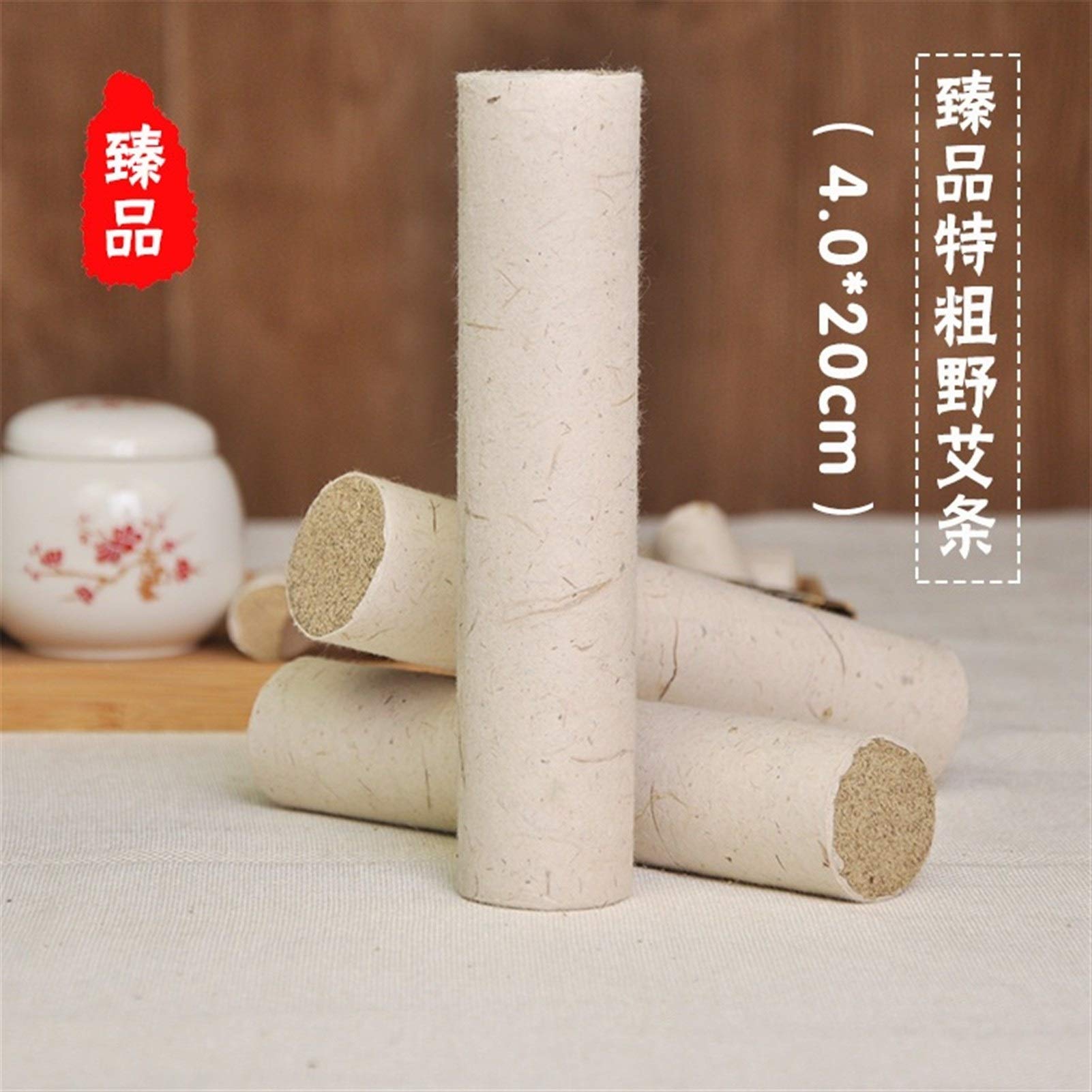 Bezdymne pałeczki do moxibustionu, 4 centymetry patyczków Ai Aged Handmade Pure Moxibustion Sticks Wild Rough Moxa