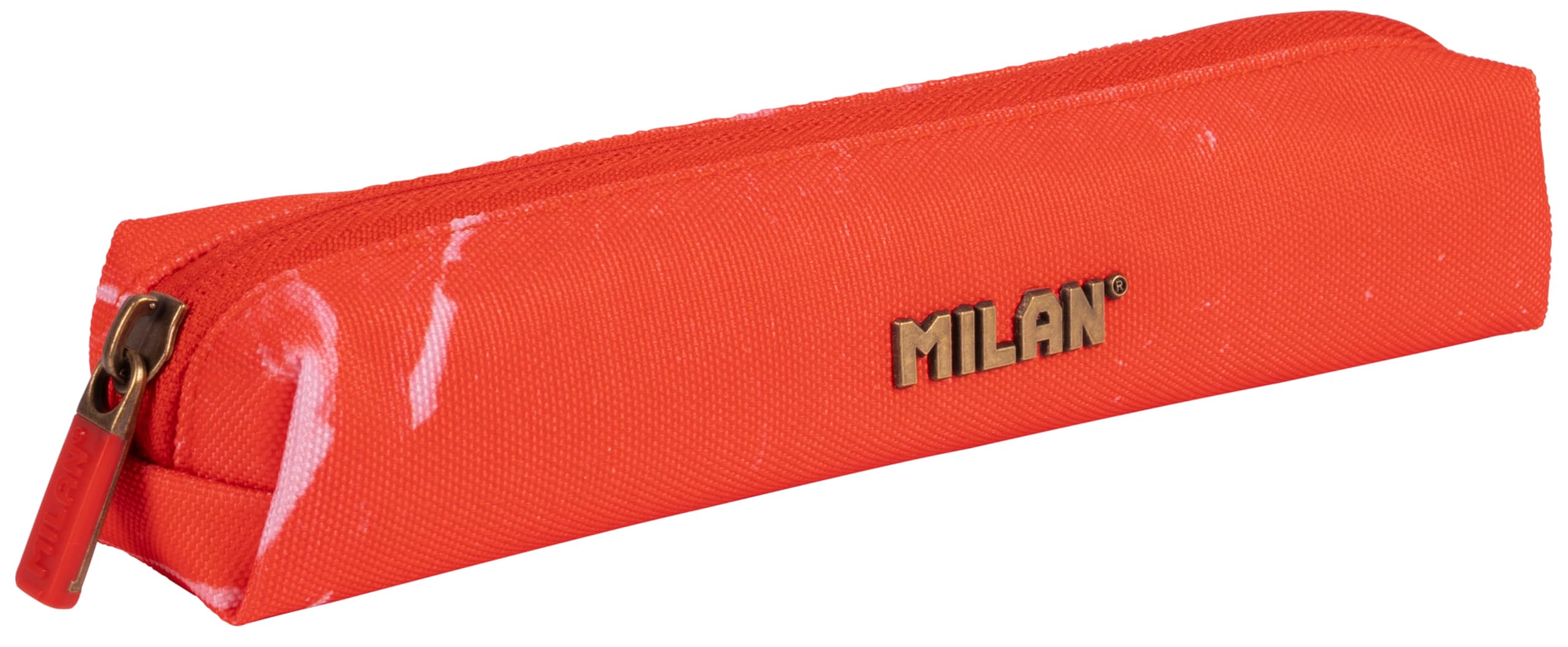 MILAN® Lava Series Mini Round Pencil Case, Red