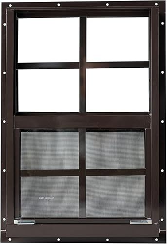 Miniatura 7 de Ventana empotrada blanca de 14 x 21 pulgadas. Vidrio templado.