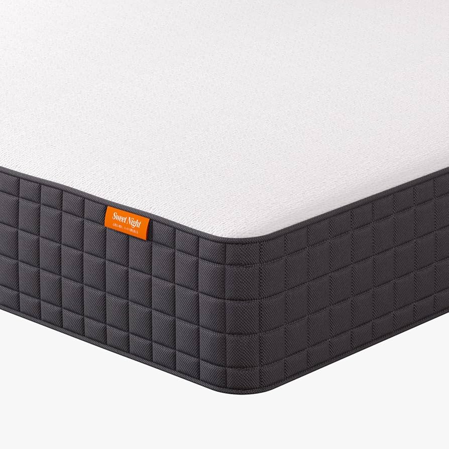Amazon.co.jp: Sweetnight マットレス セミダブル ブラック 厚さ