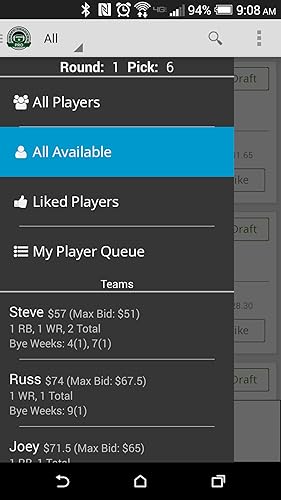 Draft Tracker Pro - Fantasy Football