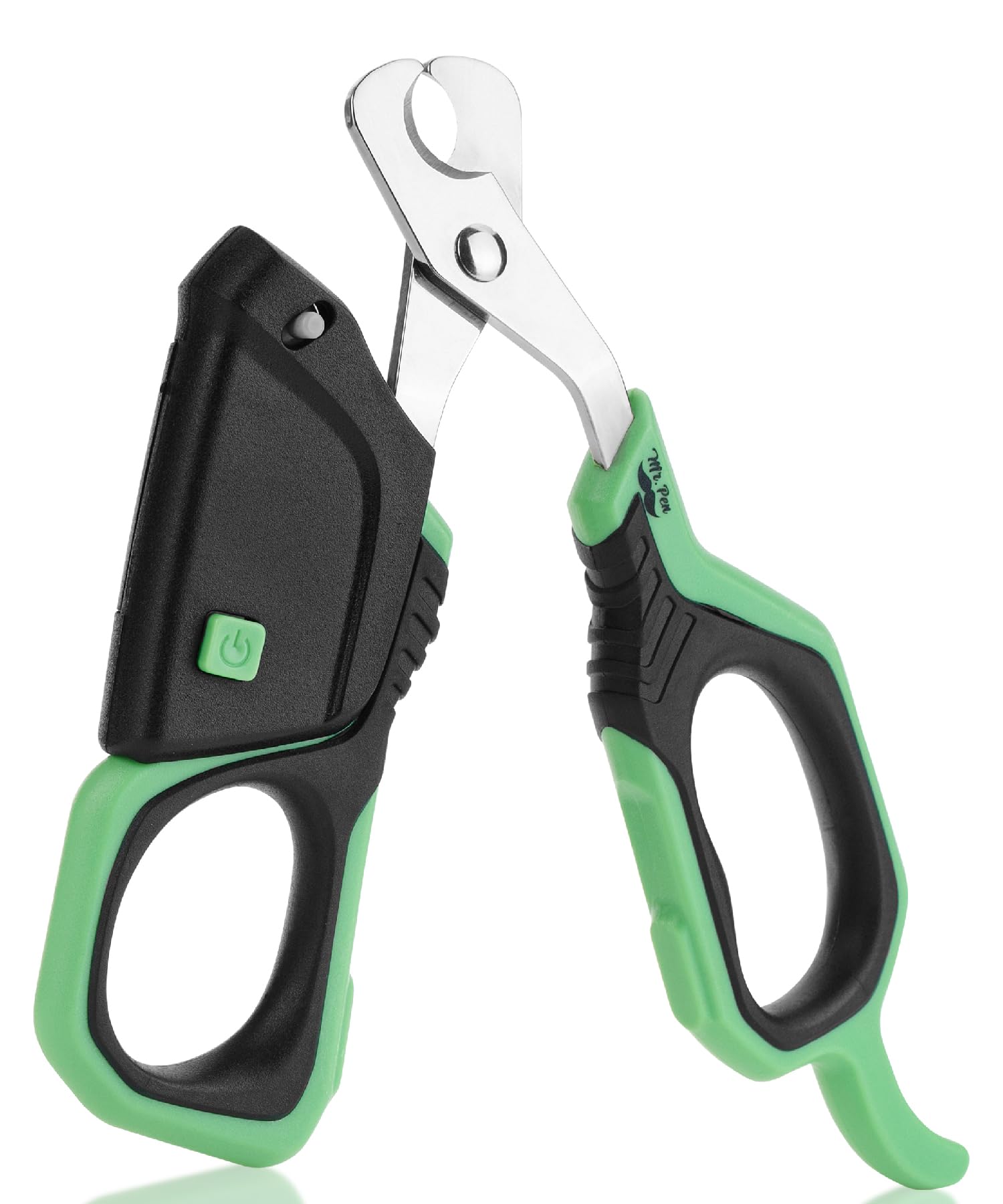 Mr. Pen- Cat Nail Clipper with Adjustable LED Light, Green Cat Nail Trimmer, Cat Claw Clippers, Cat Clippers for Nails, Pet Nail Clippers, Kitten Nail