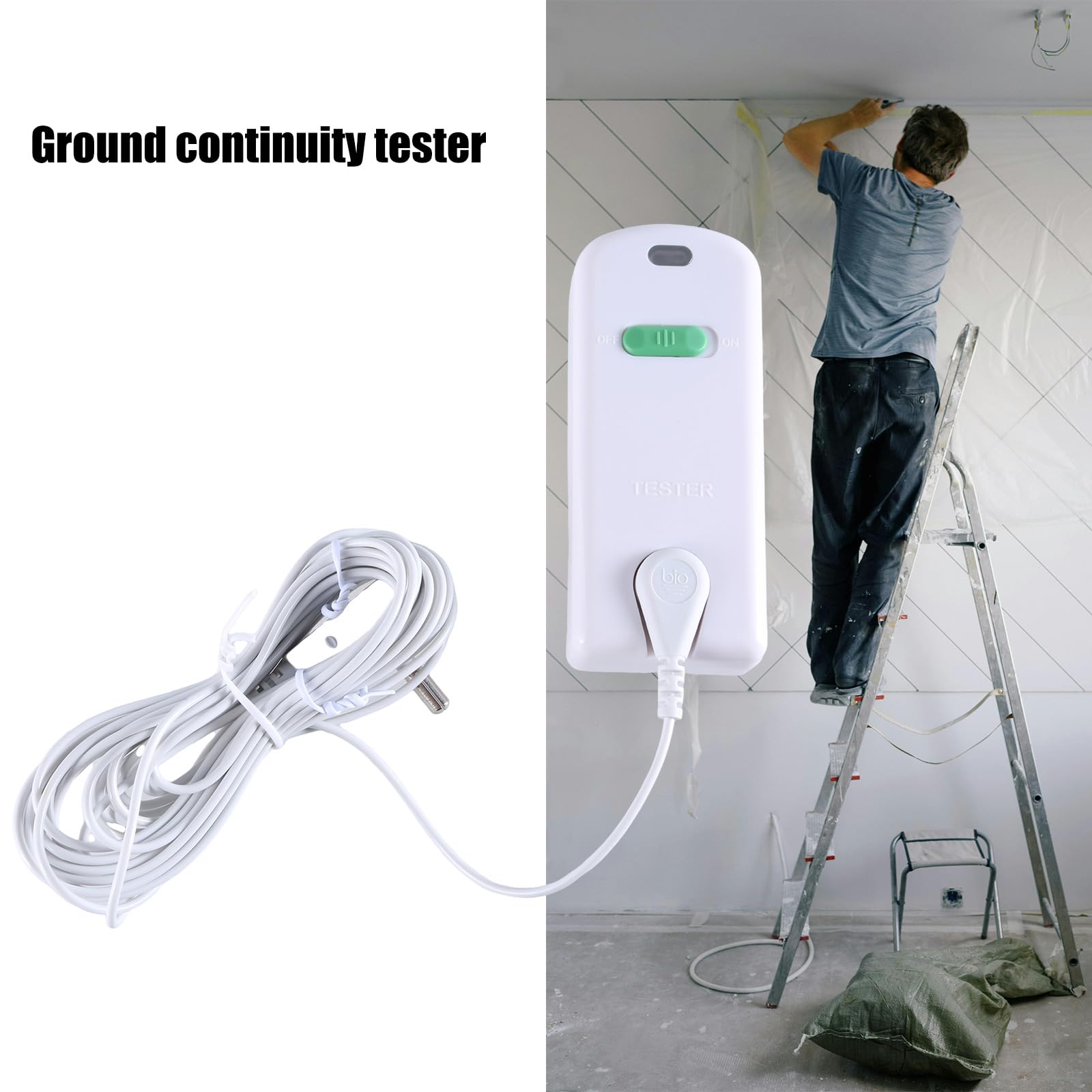 Grounding Tester Kits For Grounding Mats Sheet Fitted Pad Blankets Pillowcases Continuity Tester Kits With Grounding Cord