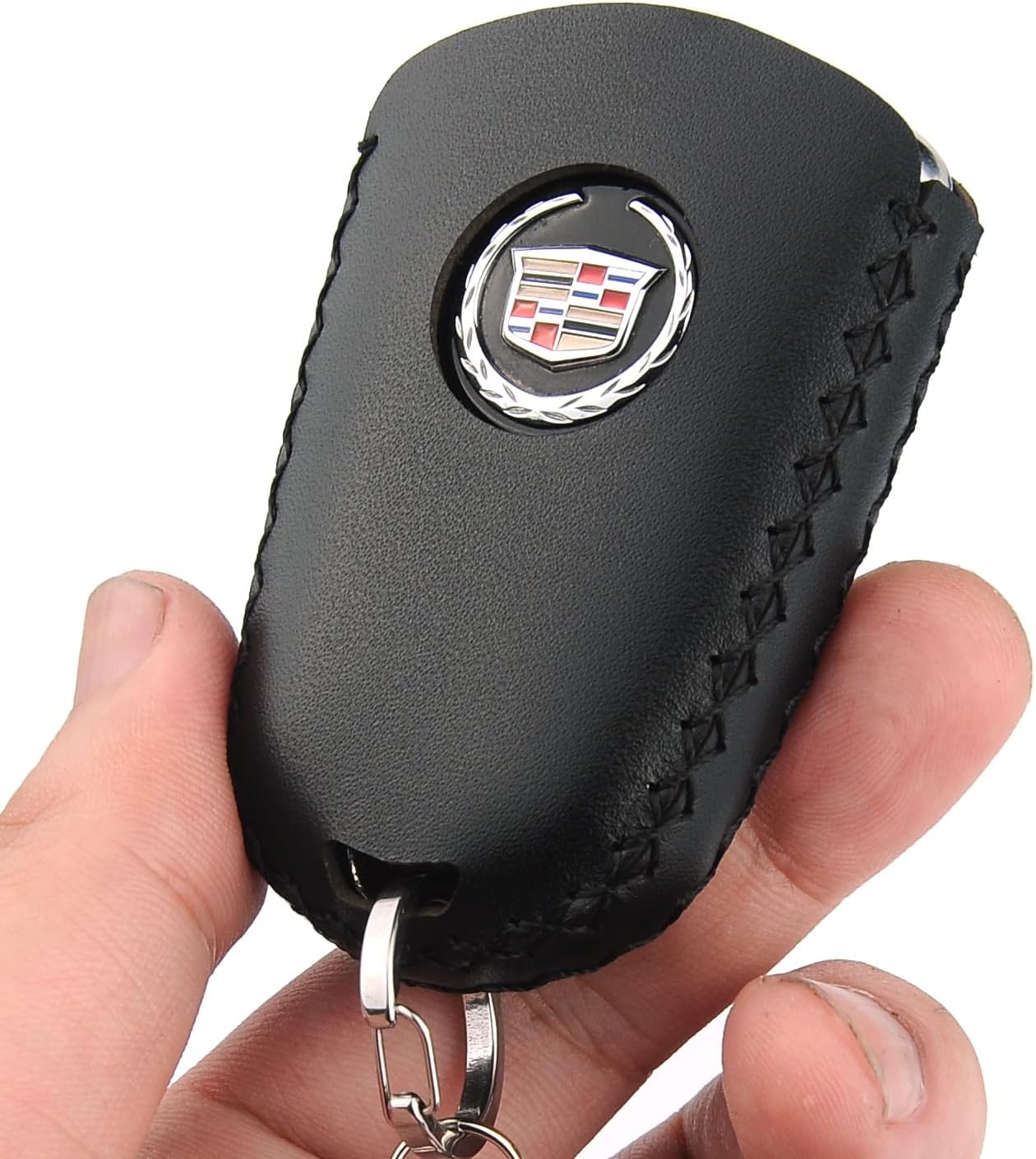 Cover Portachiavi In TPU Oro Per Cadillac CTS SRX XT5 ATS STS CT6 – Custodia Protettiva 5 Pulsanti - 4