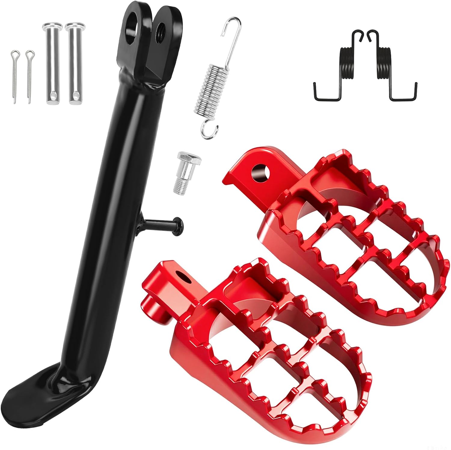 Mini Bike Kickstand and Foot Pegs Footrest Kit Replacement for Coleman CT200U CT200U-EX