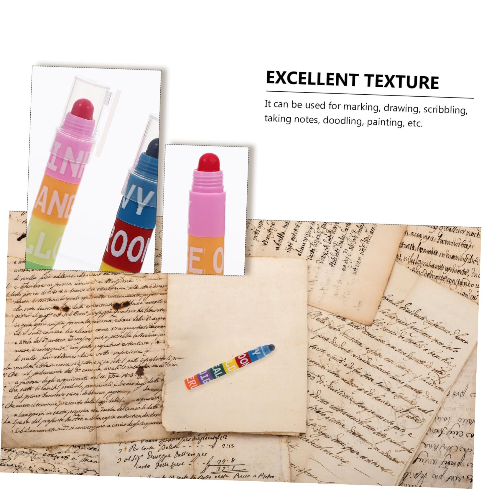 NUOBESTY 10juegos Marcadores Fluorescentes Pastel Escolares y Para Escritura y Dibujo