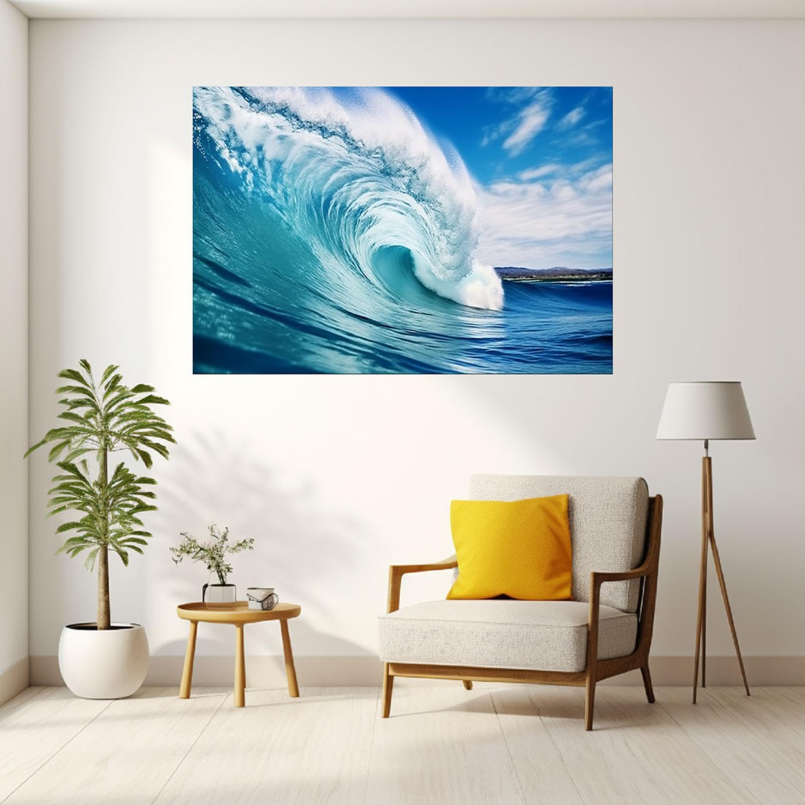 Amazon.co.jp: JOSUE 海 絵画 アートパネル インテリア 特大