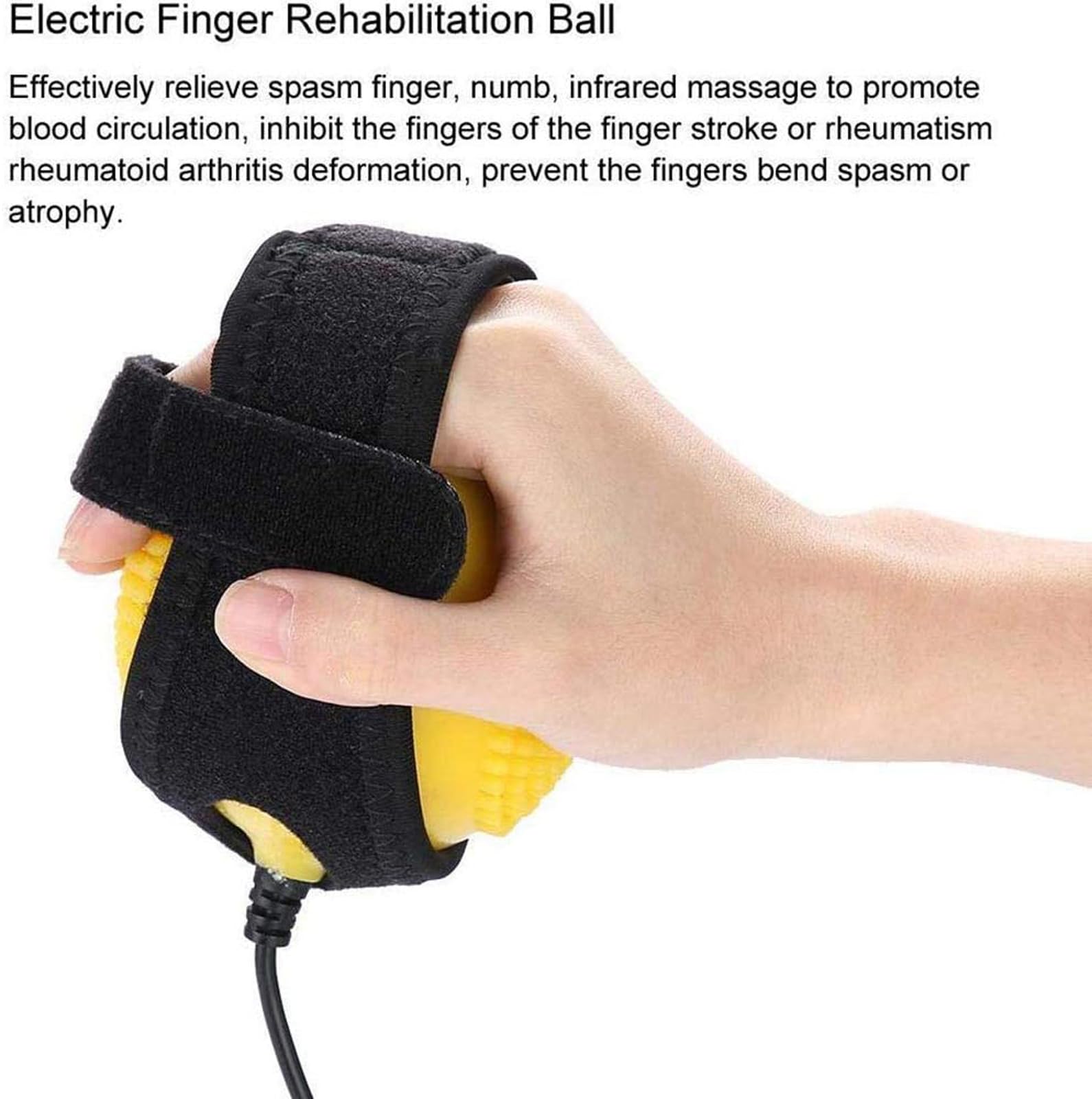 Impacco Caldo Elettrico Recupero Dita Palla Antispasticità Massaggio Dito Dito Riabilitazione Passiva Allenamento Ictus Emiplegia