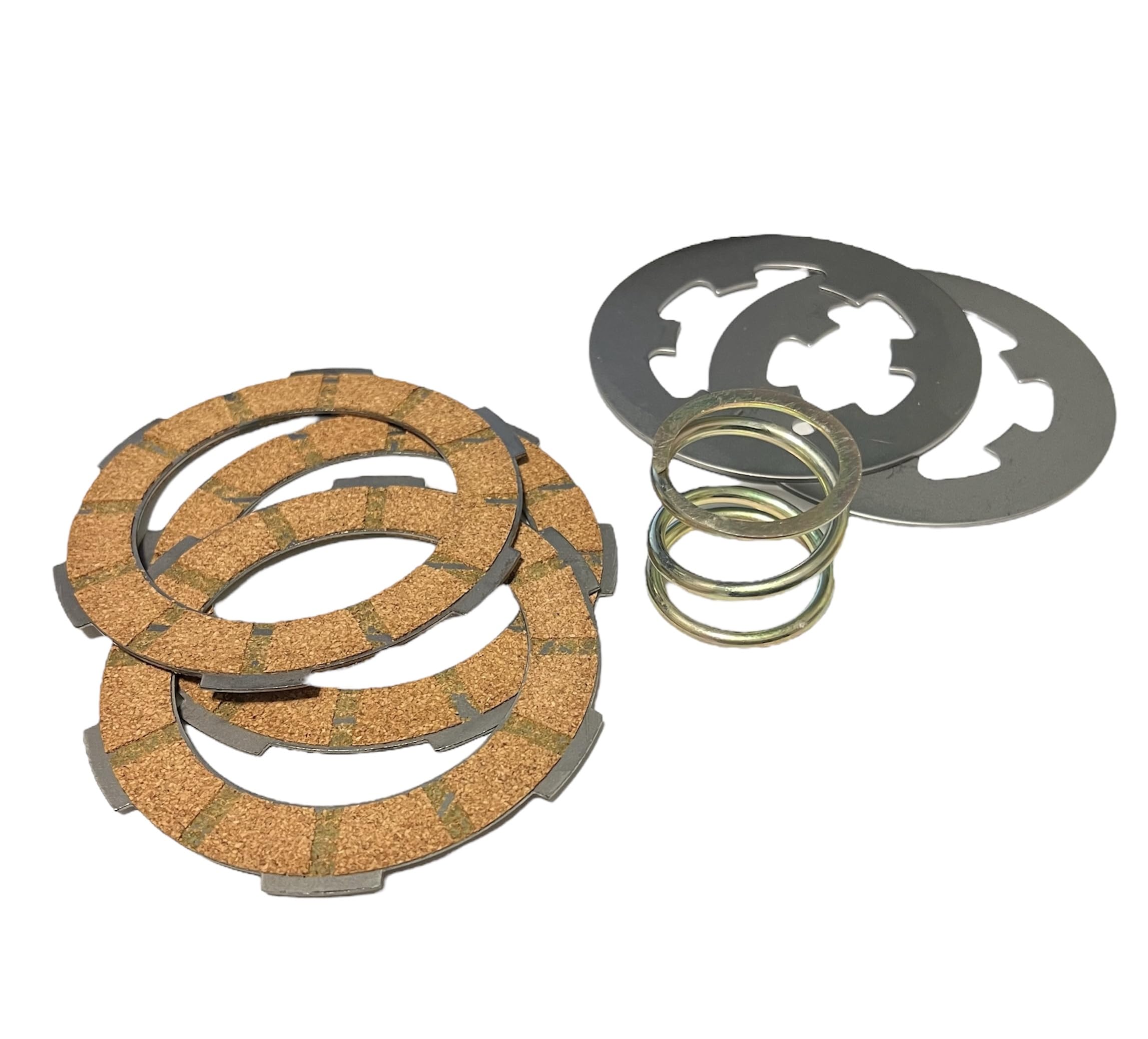 Kit Serie Dischi Frizione Completa con Molla per Vespa 50 125 Primavera Et3 Pk 50 125 Pk Xl 50 125 Ape 50