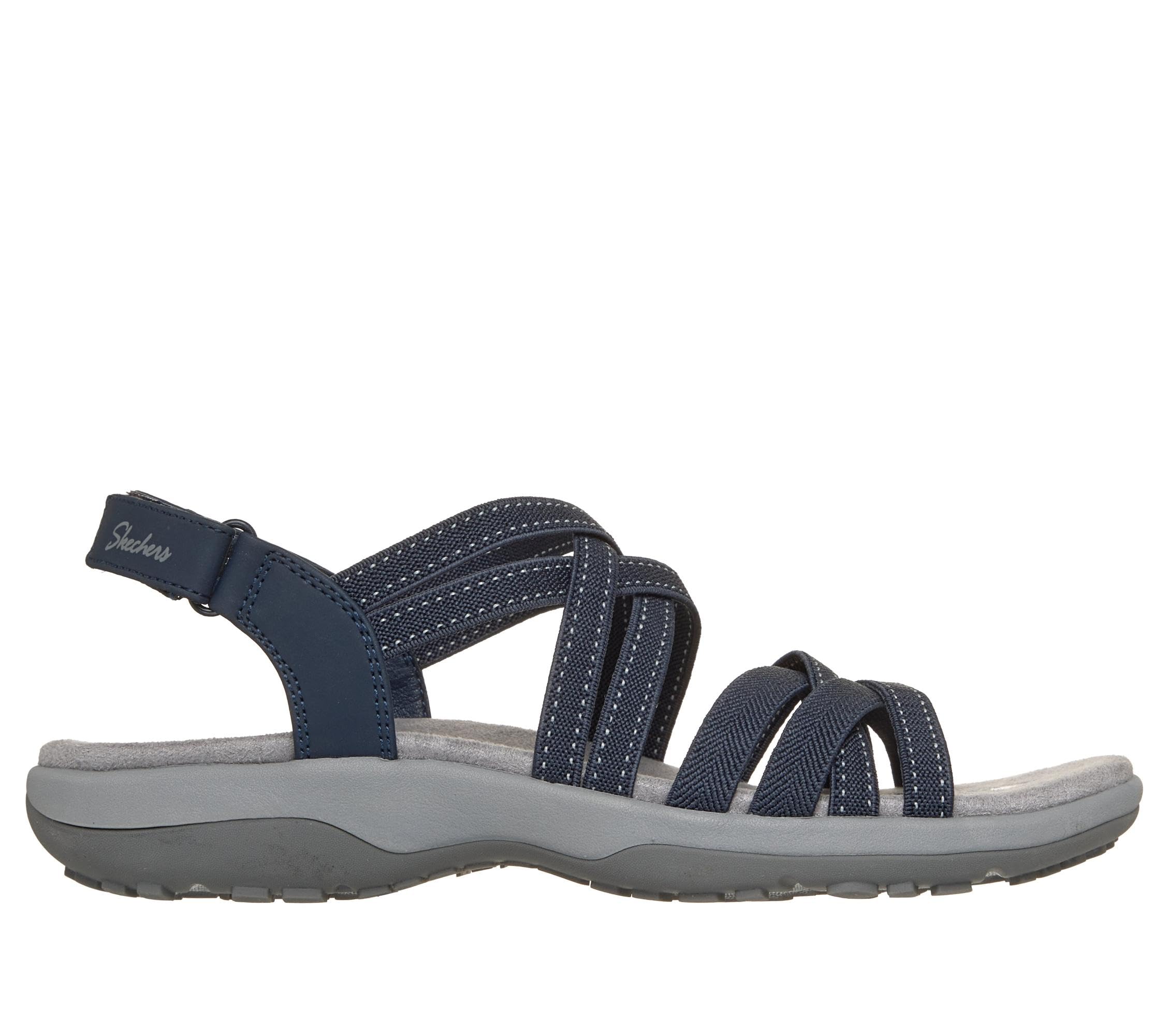 Skechers Damen Reggae Slim Summer GetawayFlache Sandale