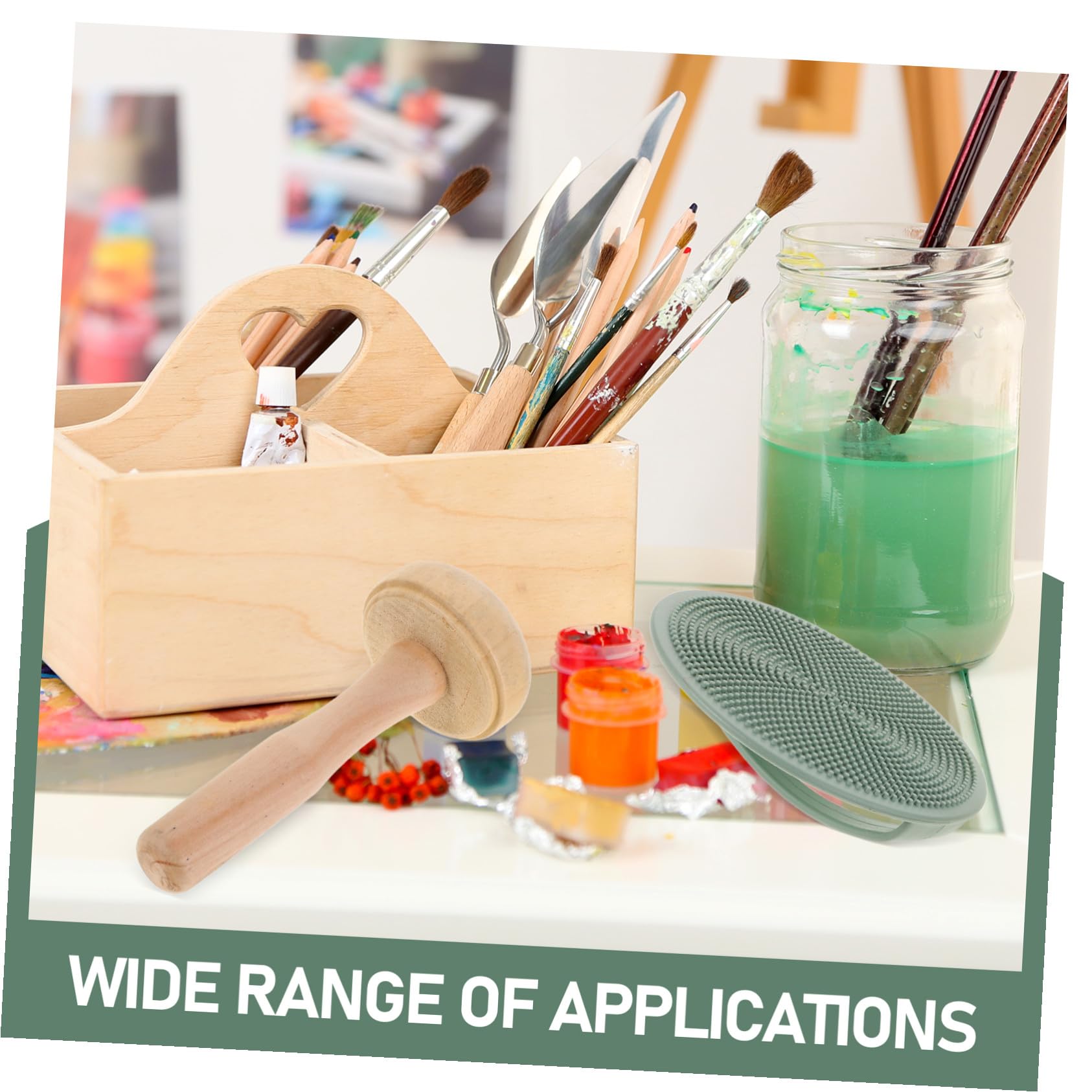 Baluue Set Strumenti la Stampa Artistica Inchiostro, Coltelli da Intaglio e Lastre da Stampa in Legno e Plastica, Accessori per Progetti di Scrapbooking e Protezione Tavolo,