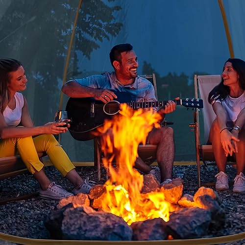 Vista 44 de Alvantor Tienda de campaña desplegable de burbujas – Tienda de campaña de iglú instantánea de 12 x 12 pies – Casa de pantalla para 8 – 10 personas