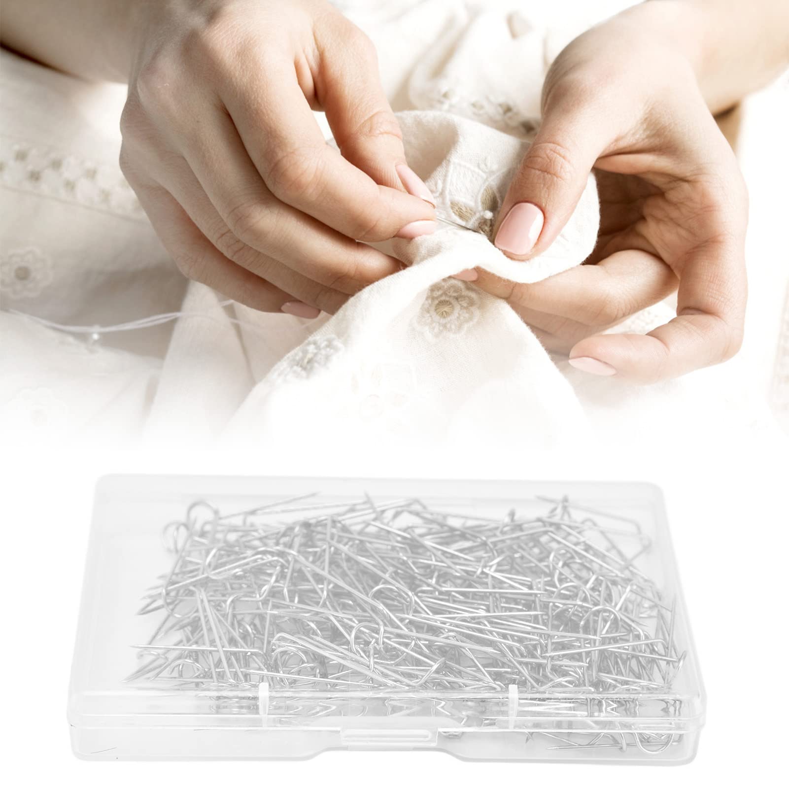 480 épingles à Tête De Couture Bricolage ; Perles Perles Aiguille Pin Set Positionnement Manuel Aiguille Couture Bijoux