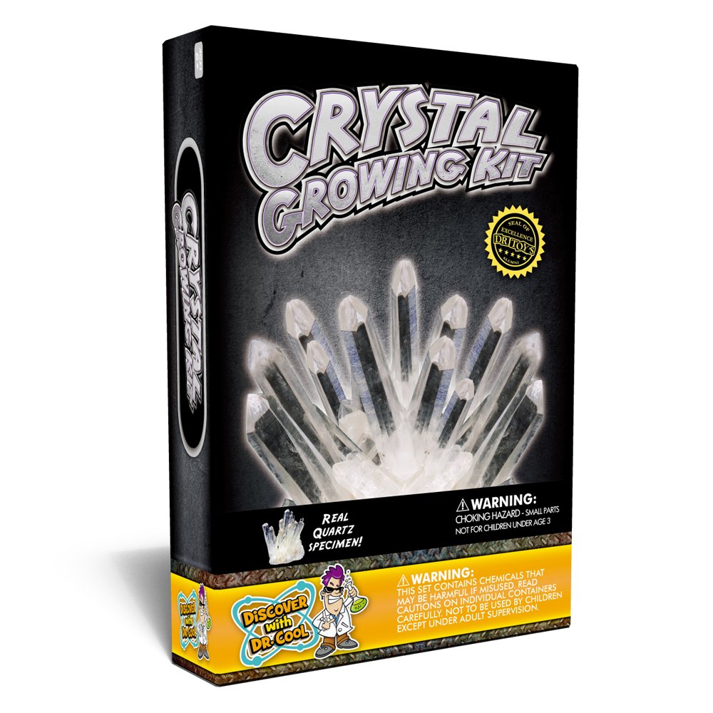 Crystal Growing Kit – Grow Stunning White Crystals (Includes Real Quartz)!