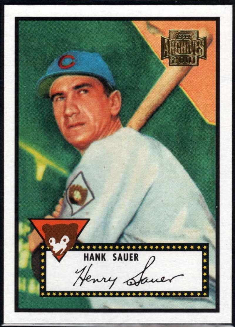 Baseball MLB 2001 Topps Archives 14 Hank Sauer 52 Cubs