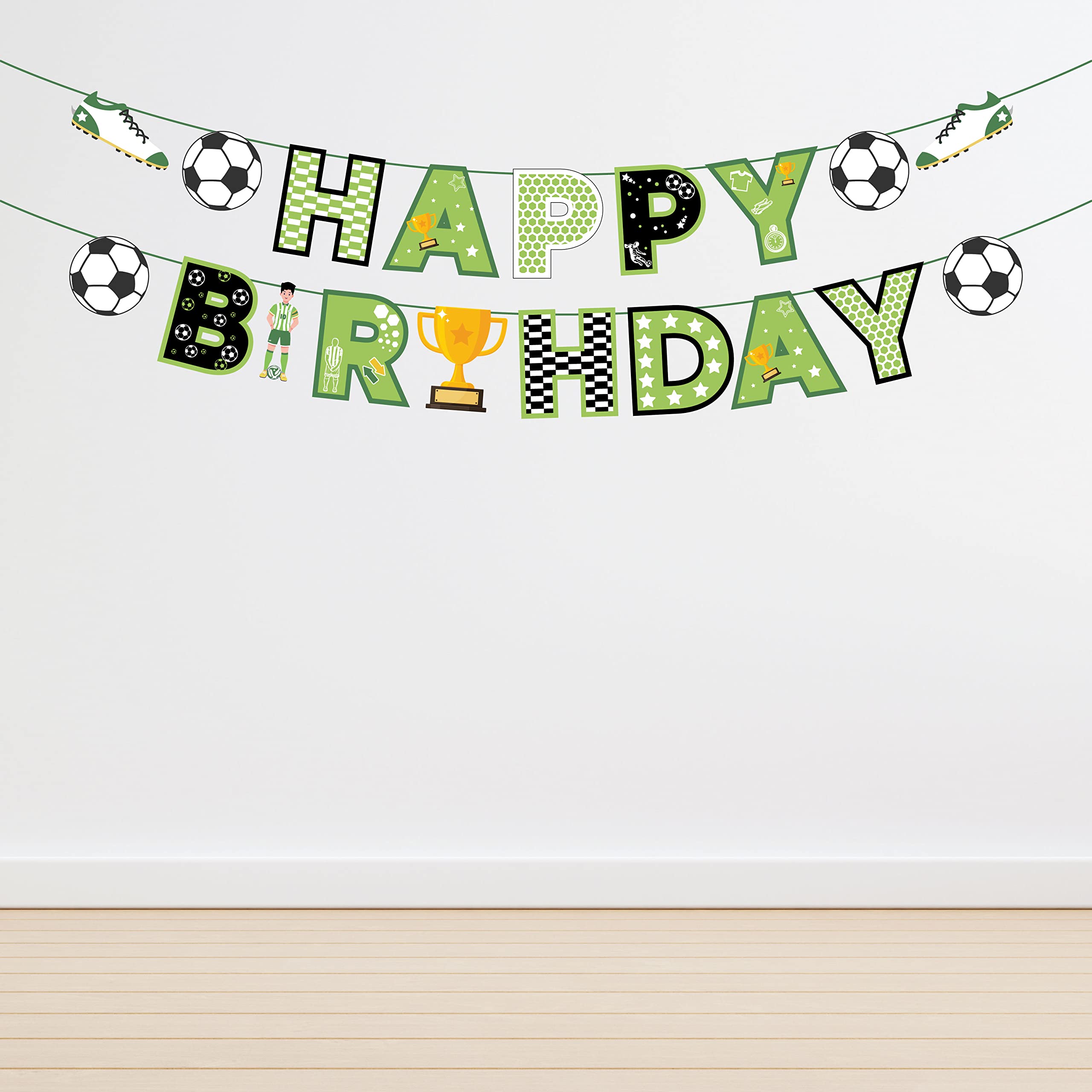 Festiko Football Theme Party Supplies - For Game Day, And Football Birthday Party Decorations,Party Supplies Themed Banner, Multicolor