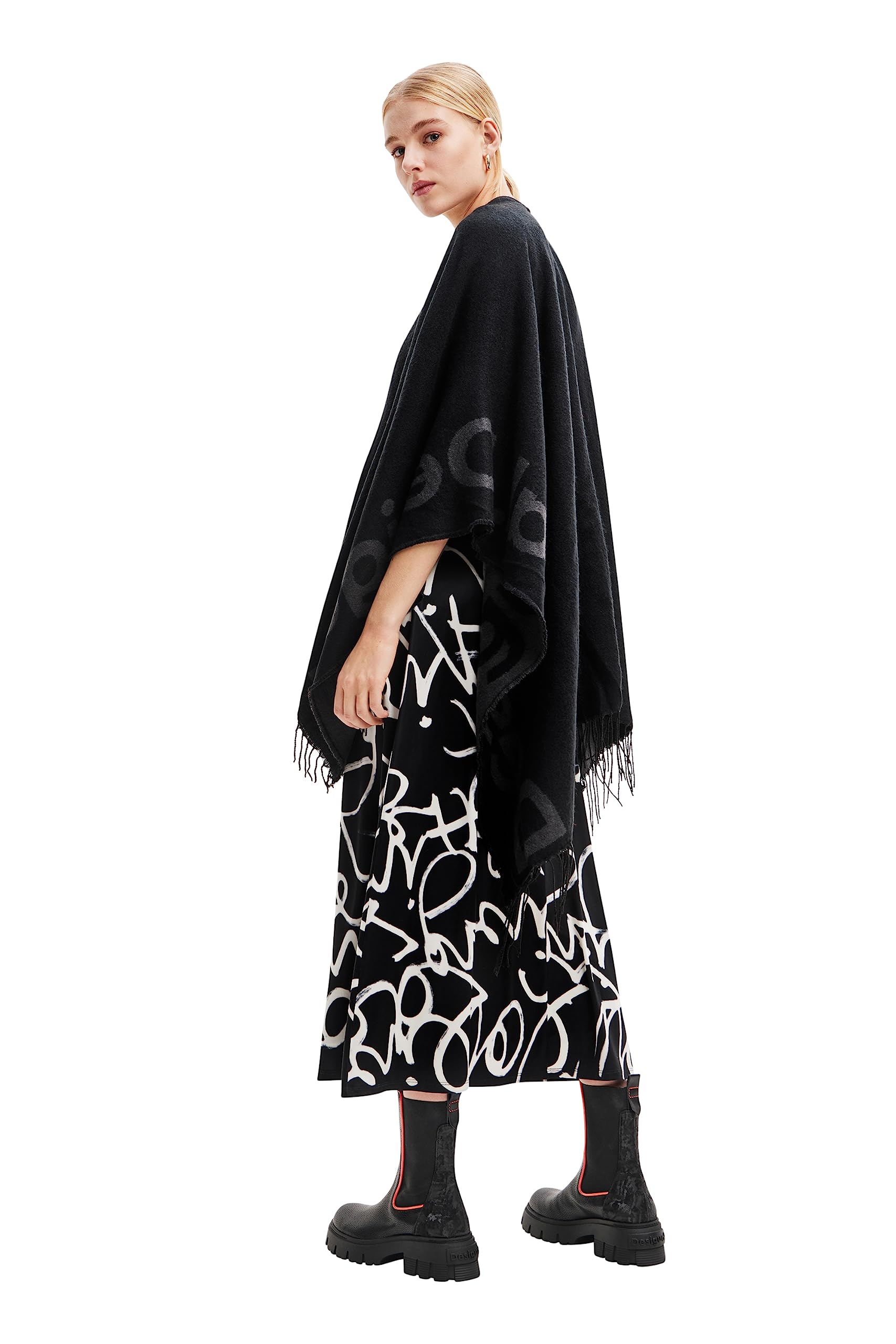 Desigual Poncho_logo Paris PONCHO_LOGO PARIS Femme