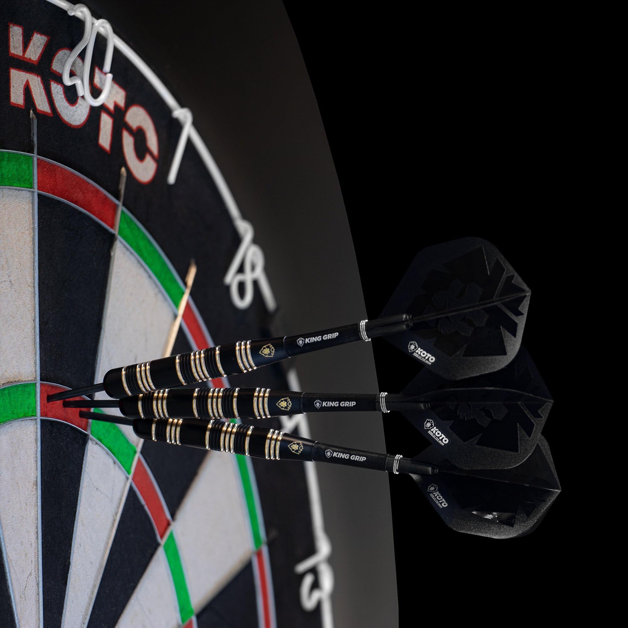 KOTO Tiger Blue Paint 90% Tungsten Darts, 25 Gram Steeltip Dartpijlen Van 90