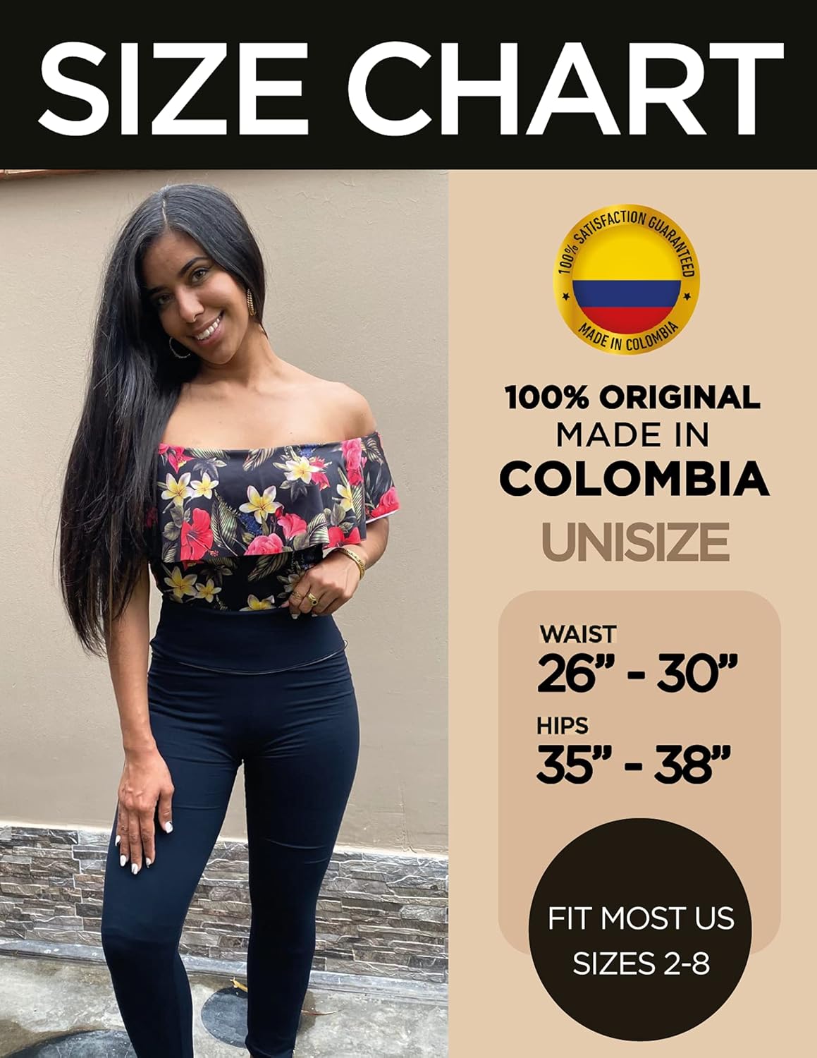 ARANZA Women Bodysuit Jumpsuit Body Shaper Blouse Blusa de Mujer Faja Colombiana