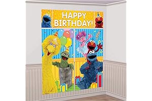 amscan Sesame Street Elmo Scene Setters Wall Banner