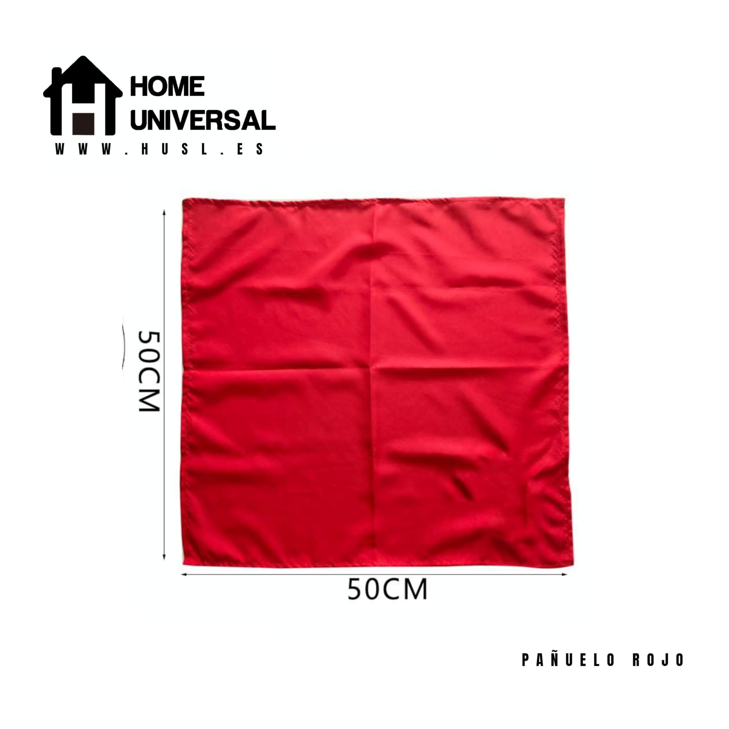 HOME UNIVERSAL® Lote 12 Pañuelos Rojos | Pañuelos Rojos San Fermín | Fiestas del Toro | Lote Grande 12 Unidades