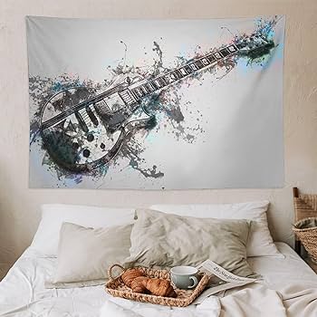Amazon.co.jp: アートポスター エレキギターの絵画インテリア