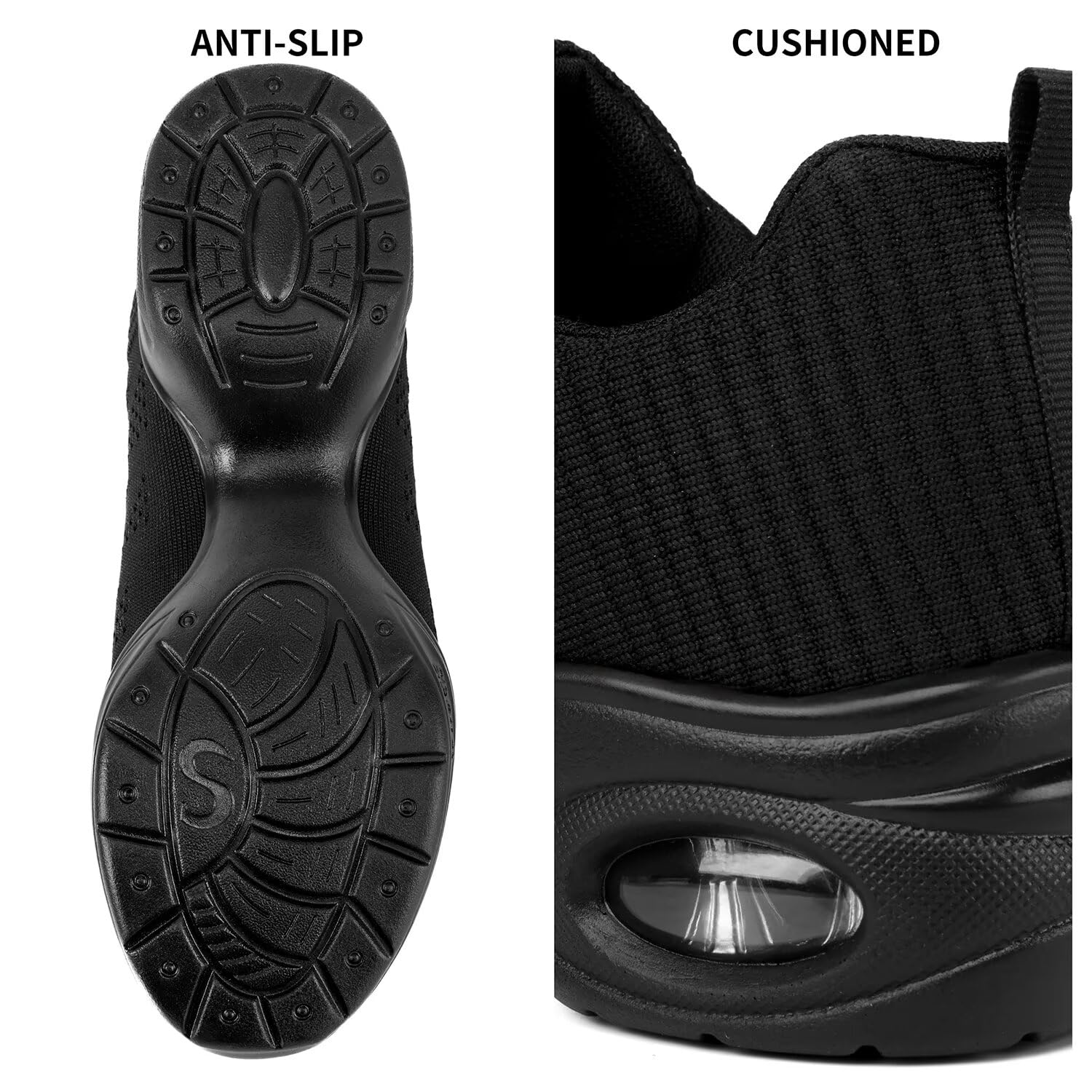 Zapatillas de baile transpirables para mujer, con cordones, para jazz, zapatillas de entrenamiento para bailar