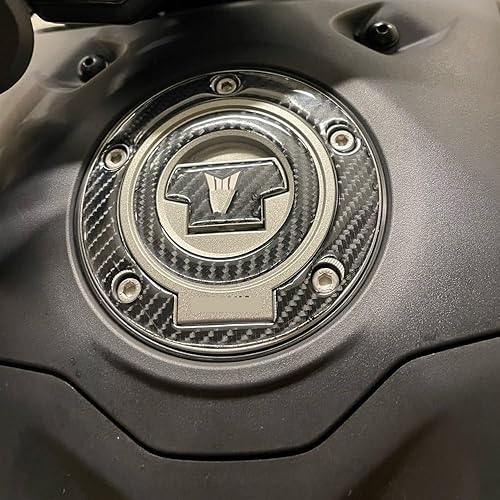 Miniatura 6 de Motorcycle Fuel Tank Sticker 3D Carbon Fiber Motorcycle Fuel Tank Pad Cover Protector Decal Stickers for Y&AMAHA MT01 MT03 MT07 MT09 MT10 MT 01 03