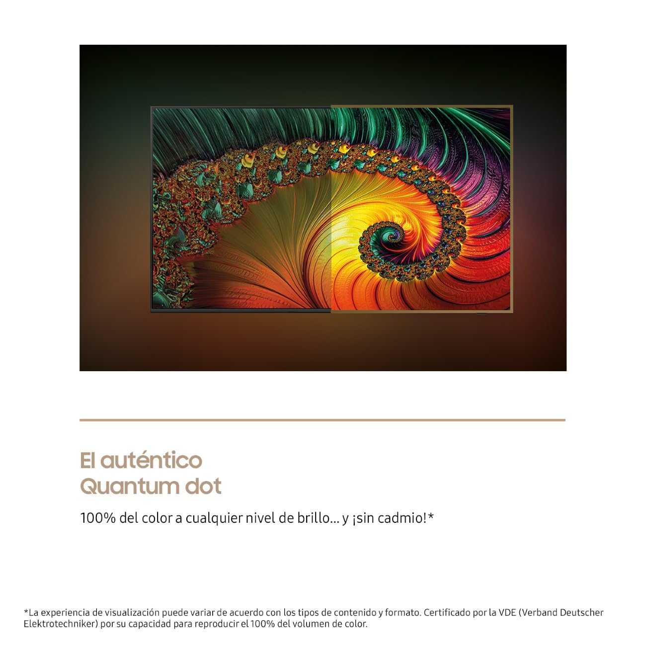 Samsung TV 65 Pulgadas The Frame LS03F 4K Smart TV, Galería de Arte con Display Mate, Marcos Intercambiables, 100% Volumen de Color con Quantum Dot y Cable Casi Invisible con One Connect