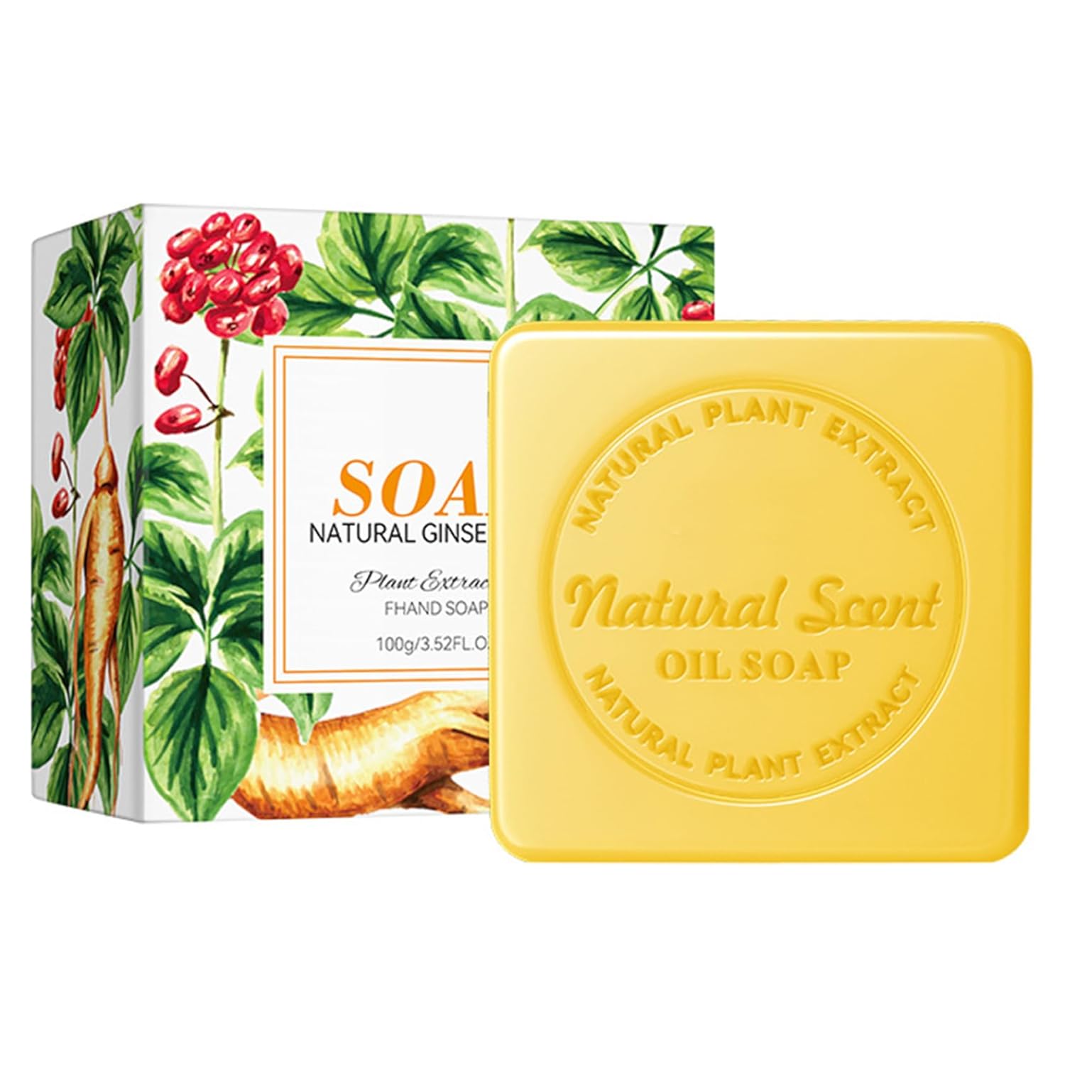 Handmade Moisturizing Bar Soap with Plant Extracts Creamy Lather for Soft Skin Body Wash Bar for Men Women