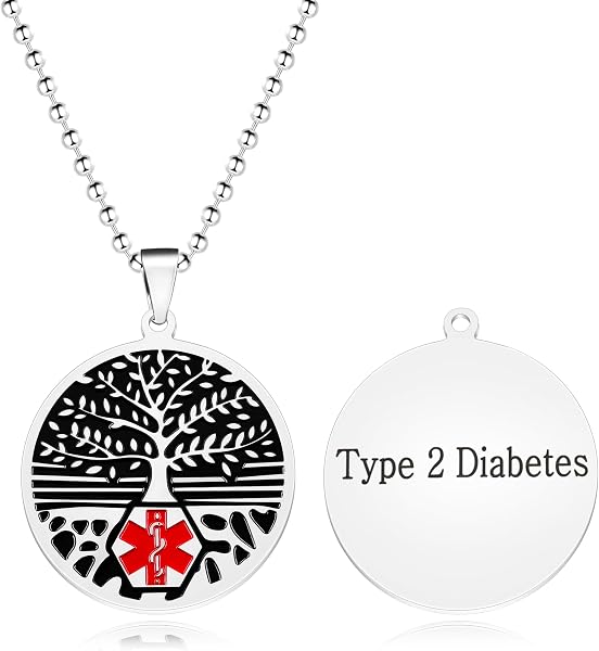 Oneress Röd medicinsk symbol ID-halsband