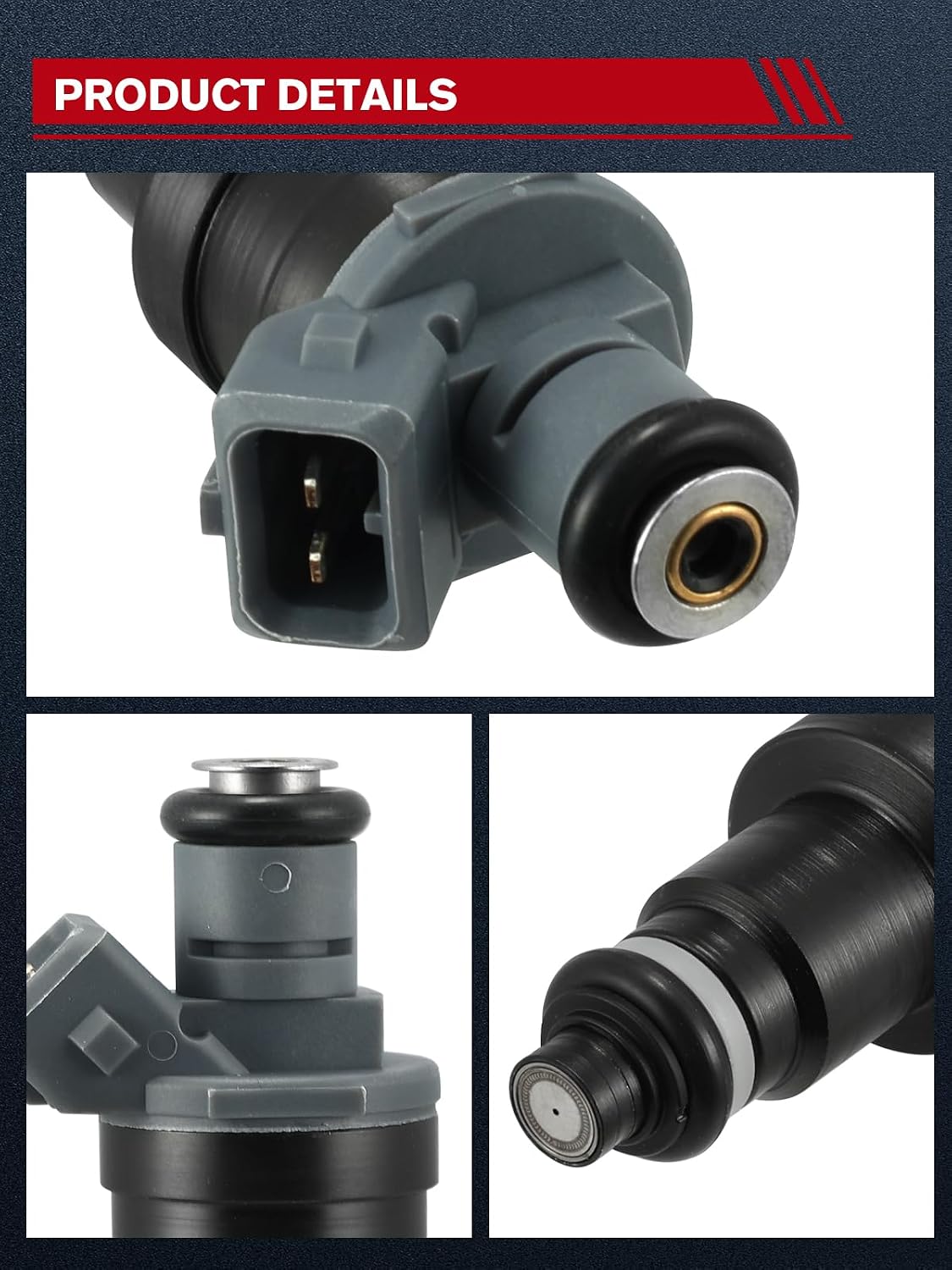 FJ682 6PCS Fuel Injectors (4.0L Only) For Jeep Cherokee & Grand Cherokee 1996 1997 1998, TJ & Wrangler 1997 1998,RL030778AB FJ10247