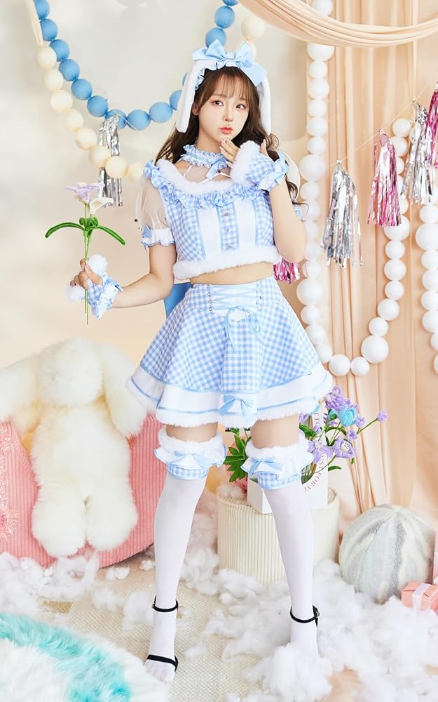 Amazon.co.jp: [Malymoon] コスプレ メイド バニー うさ耳