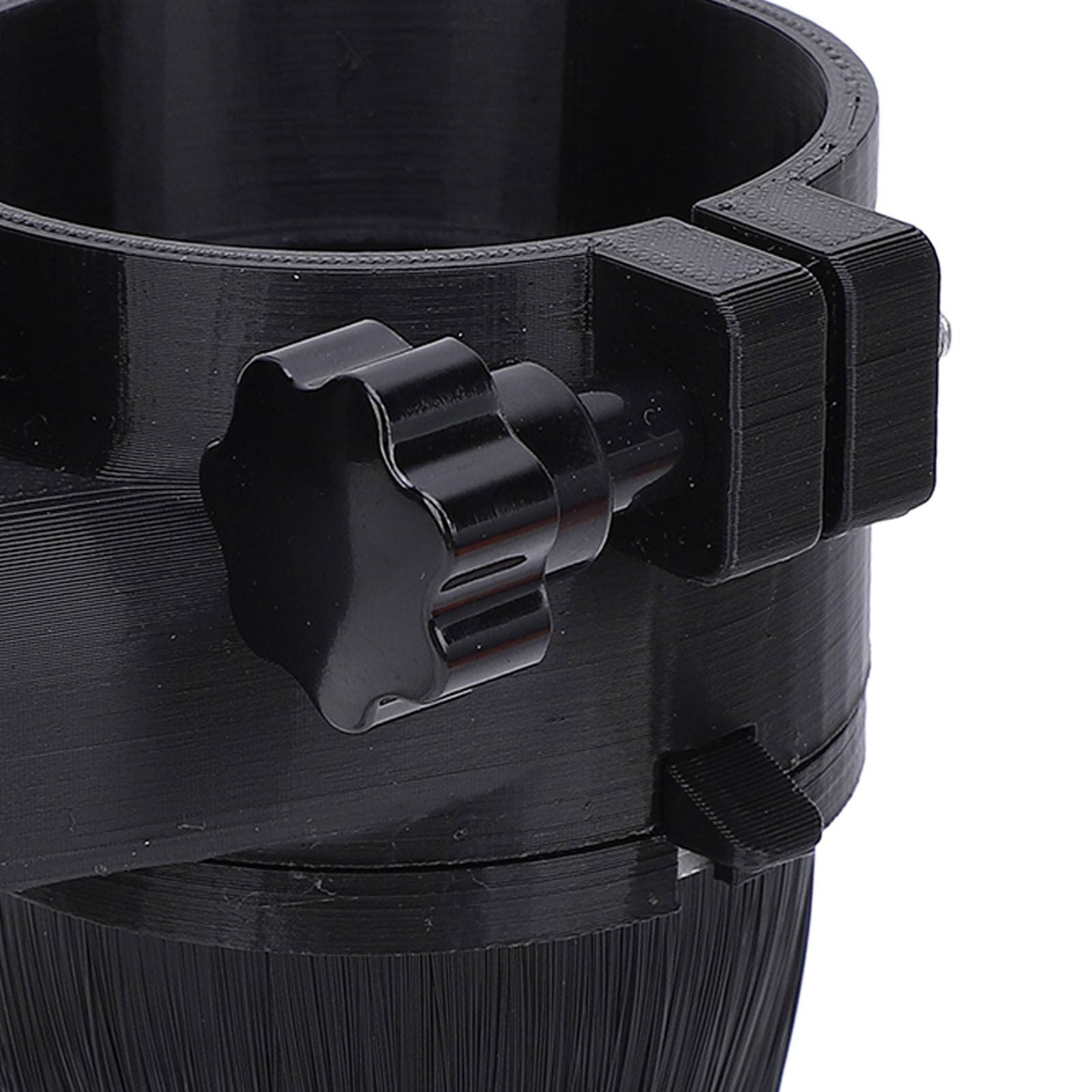 Cubierta Antipolvo para Enrutador CNC de 65 Mm, Puerto de Extracción Compatible con Motores de Husillo Reduce y Reduce los Desechos Fácil Instalación Material Plástico Ajustes de