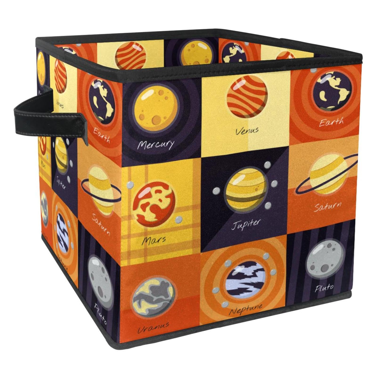 Boîte de rangement pliable en tissu contre le désordre des jouets et livres