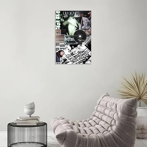 Miniatura 5 de ESPTULA Deftones - Póster vintage de 12 x 18 pulgadas, lienzo sin marco, para habitación, estética, divertida, póster multielemento para amantes de