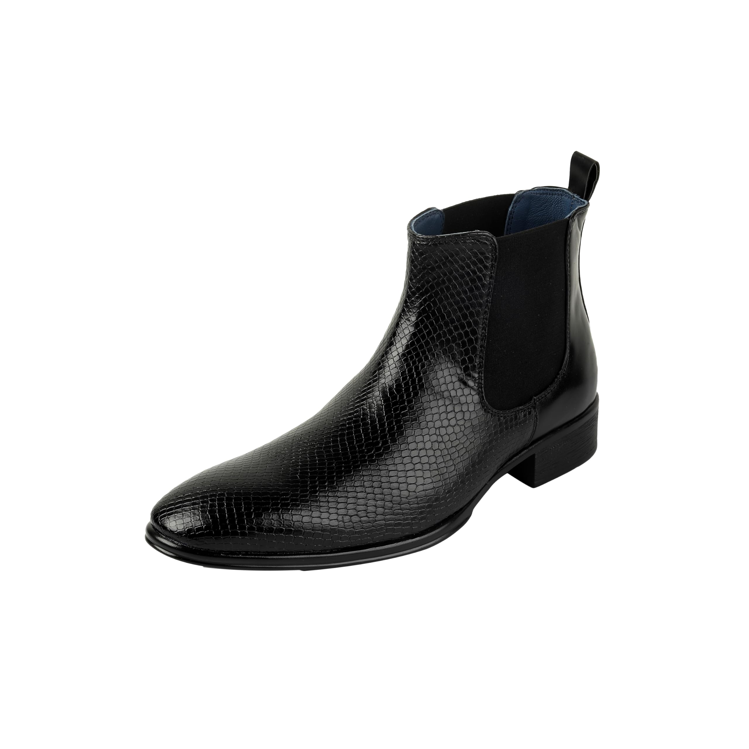 Men's Slip On Closure Boots with Flat Sole