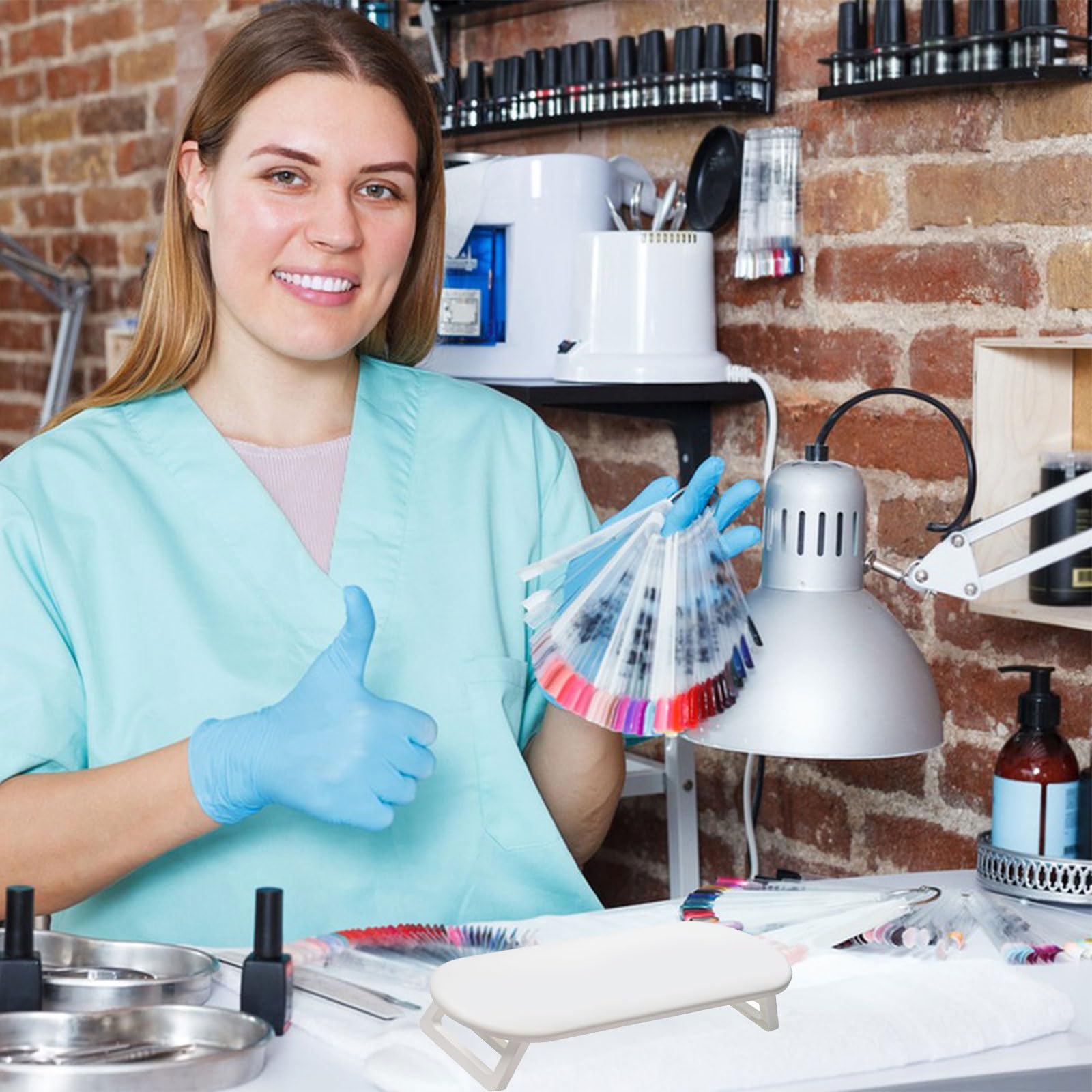Apoya Manos para Manicura, Reposabrazos Manicura, Reposamanos Para Uñas, Almohada de Mano de Uñas, Reposabrazos para Uñas, para Salón de Manicura
