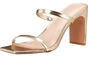 Women's Sexy Avery Square Toe Two Strap High Heeled Sandals