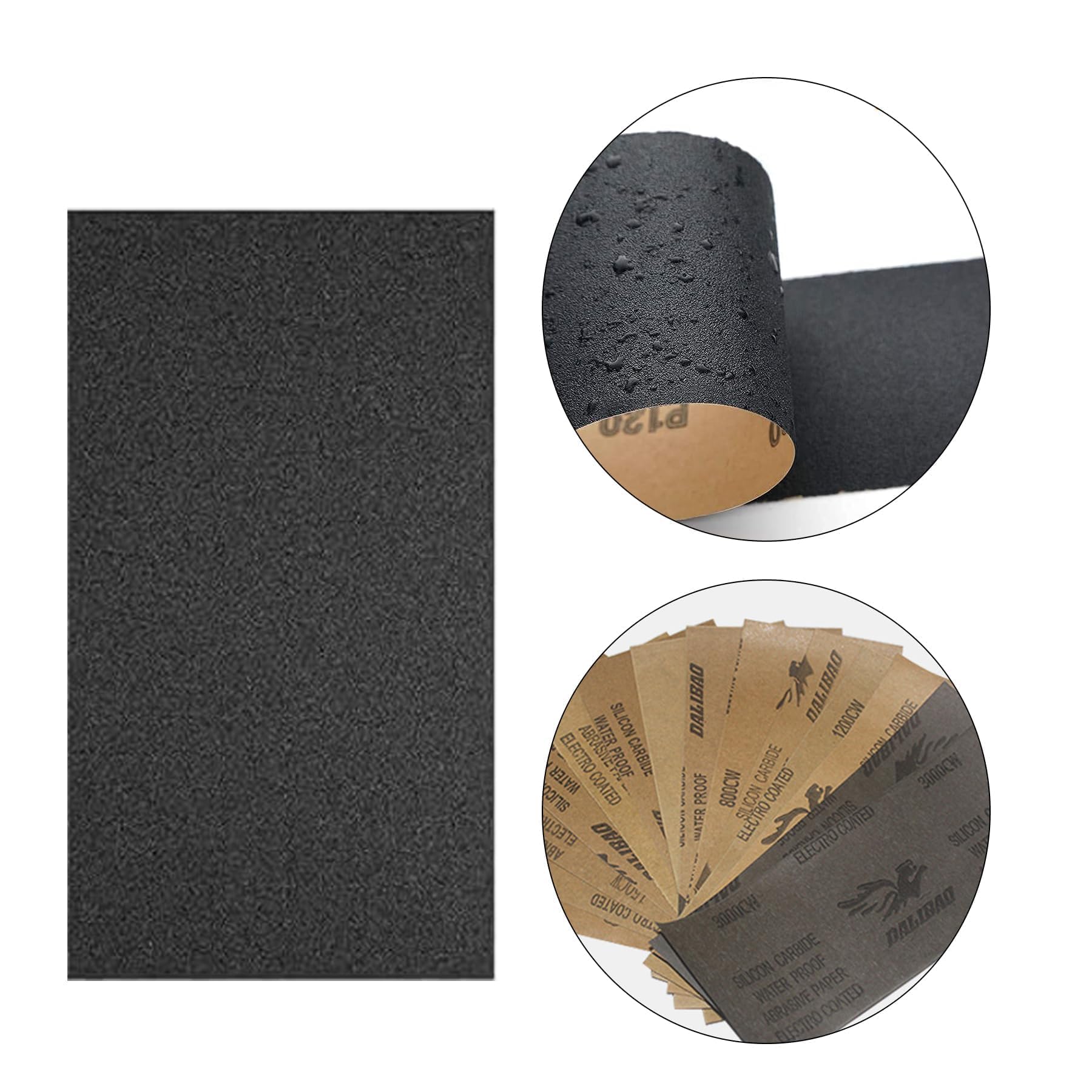 Alriedy Sandpaper Set including 22 Pieces in Grits from 80 to 5000 Wet and Dry Sandpaper for Wood Metal - Image 3