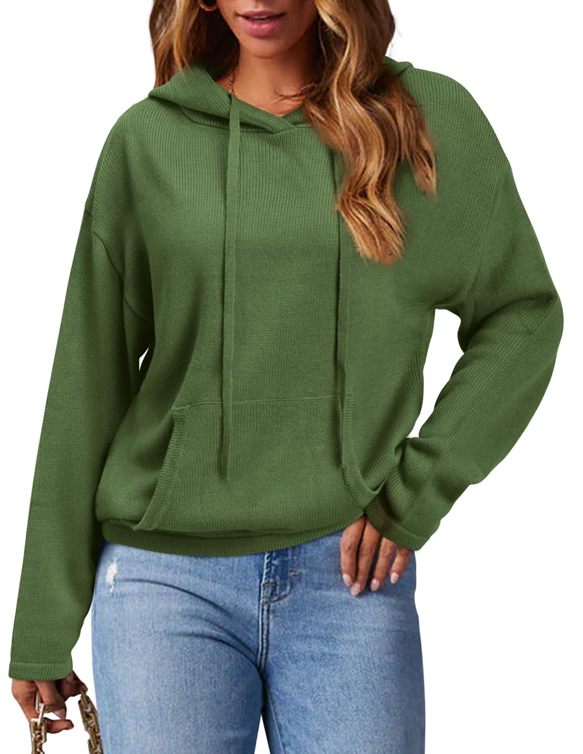 Sweat à capuche pour femme tricoté idéal pour vos weekends décontractés