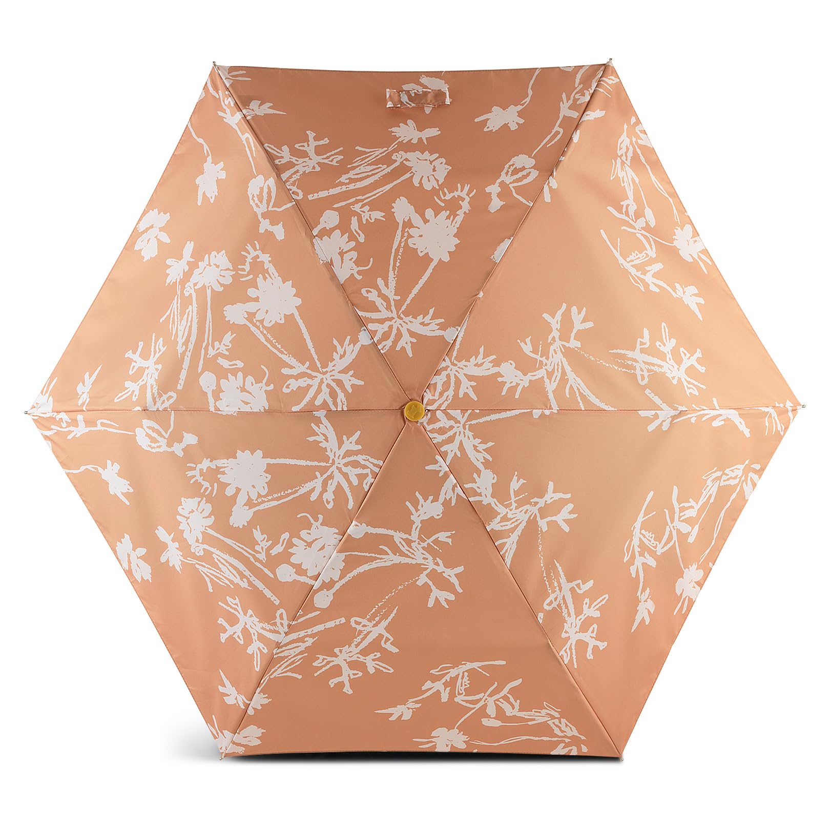 BNWT New Radley Blooming Lovely Pecan Mini Telescopic Umbrella In Pouch