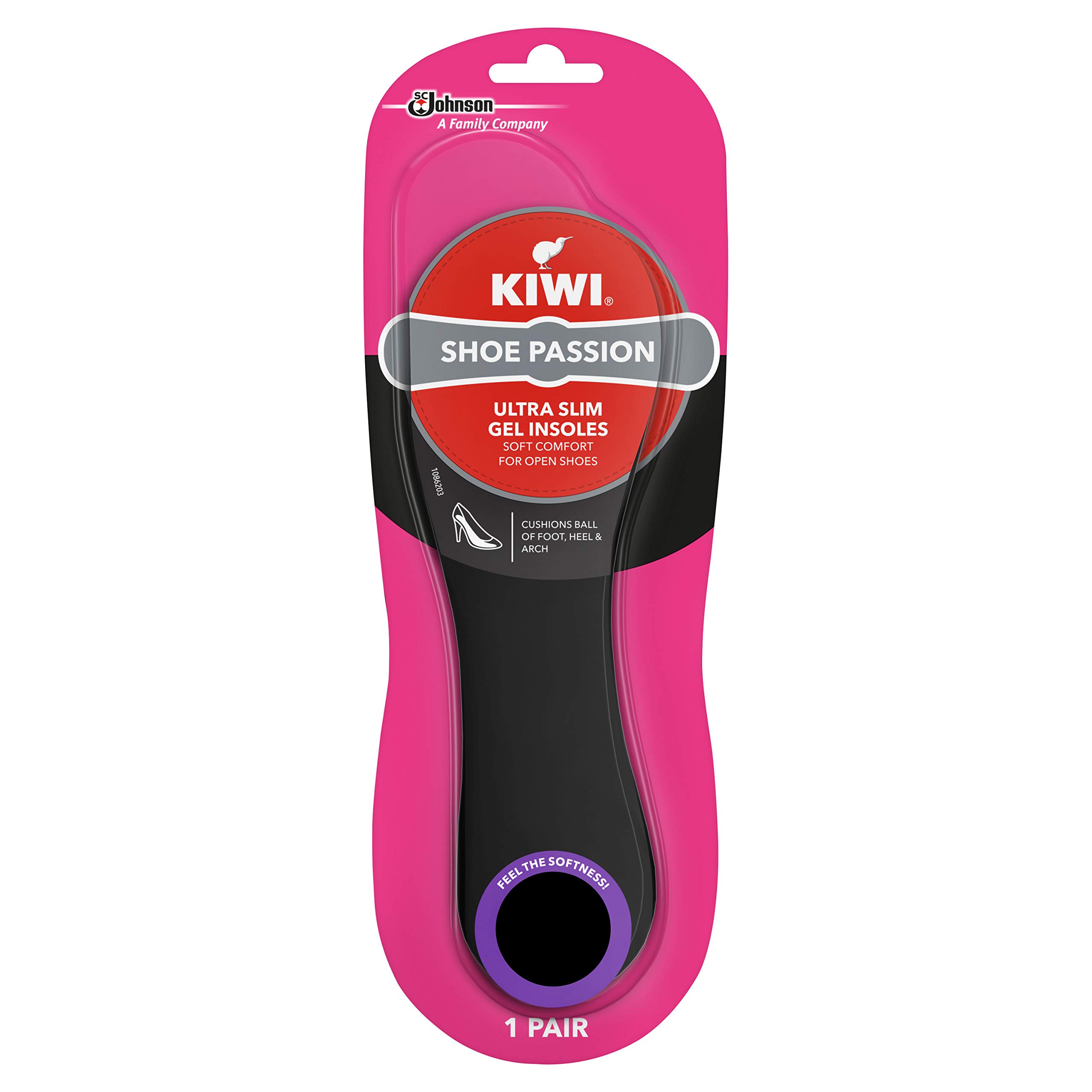 KIWI Ultra Slim Shoe Insoles and Inserts , All Day Comfort, Shock Absorption , Women