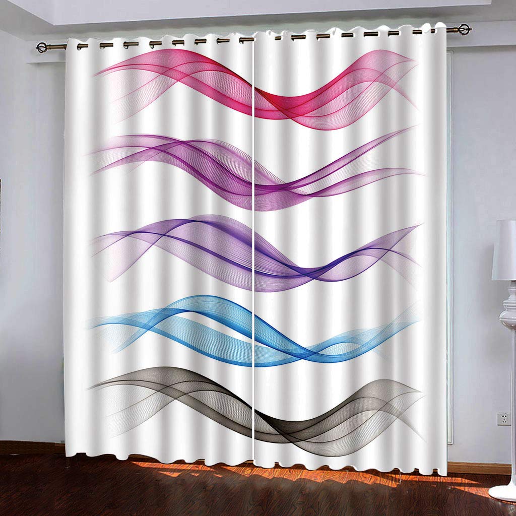 Rideau anti-UV pour la décoration de la chambre, l'ambiance chaleureuse d'un salon moderne