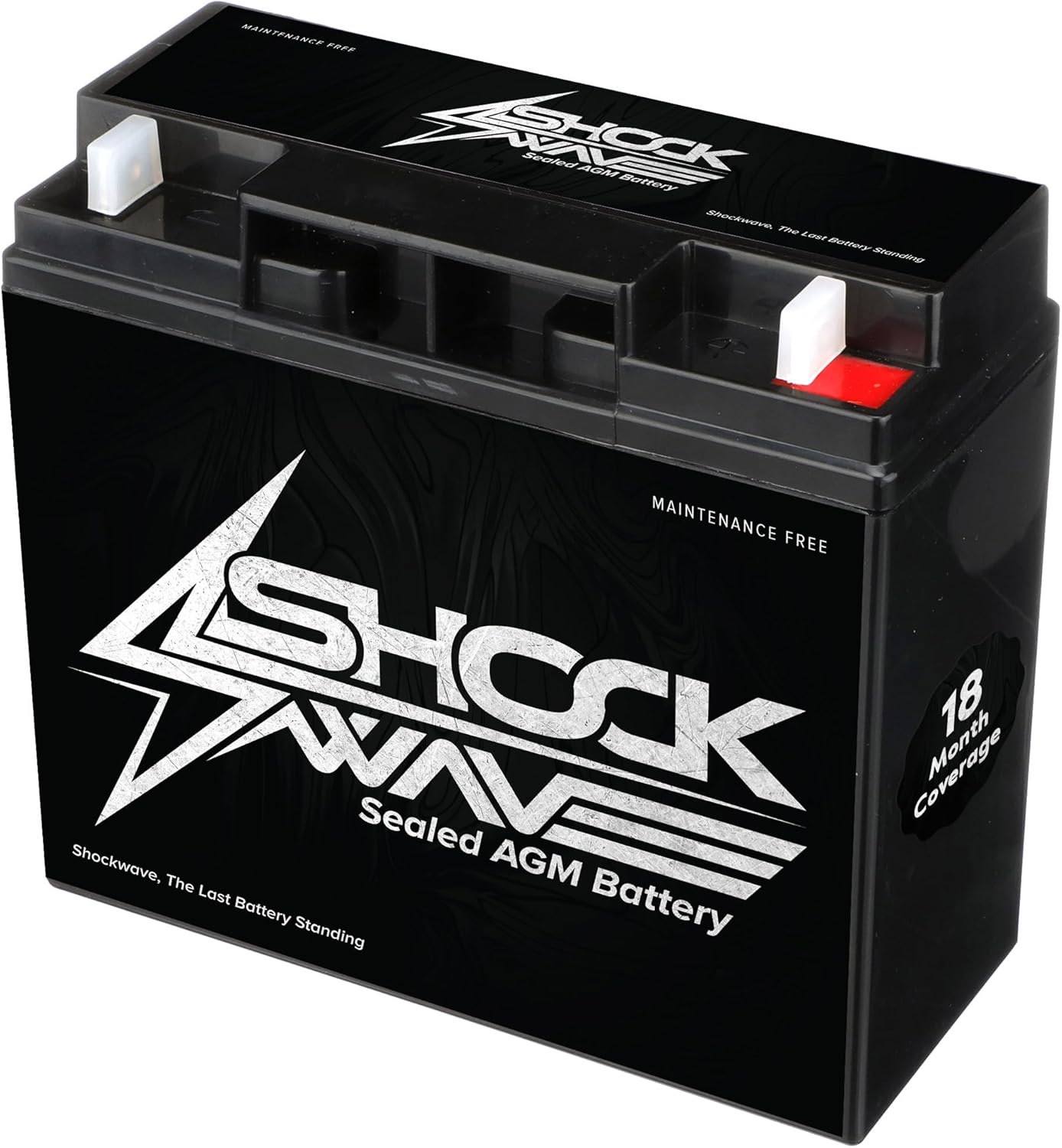 Shockwave 12V 15AH SLA Battery – Heavy-Duty Replacement for 12V 15 Batteries in Alarms, Scooters, Ride-On Toys, Emergency Lights & More – F2 Spade Terminal